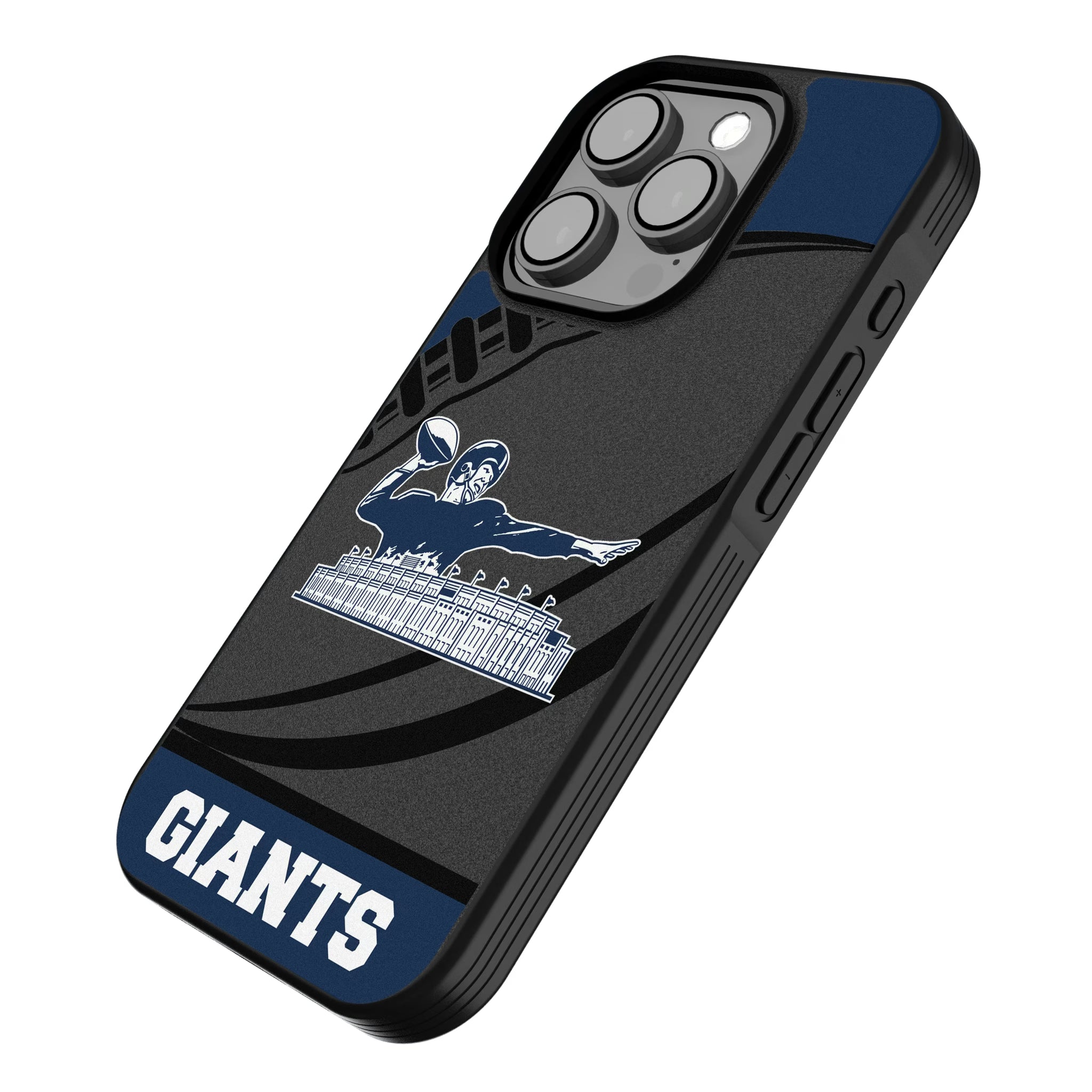 New York Giants 1960-1966 Historic Collection Passtime iPhone Bump Phone Case for Apple iPhone - Isometric View