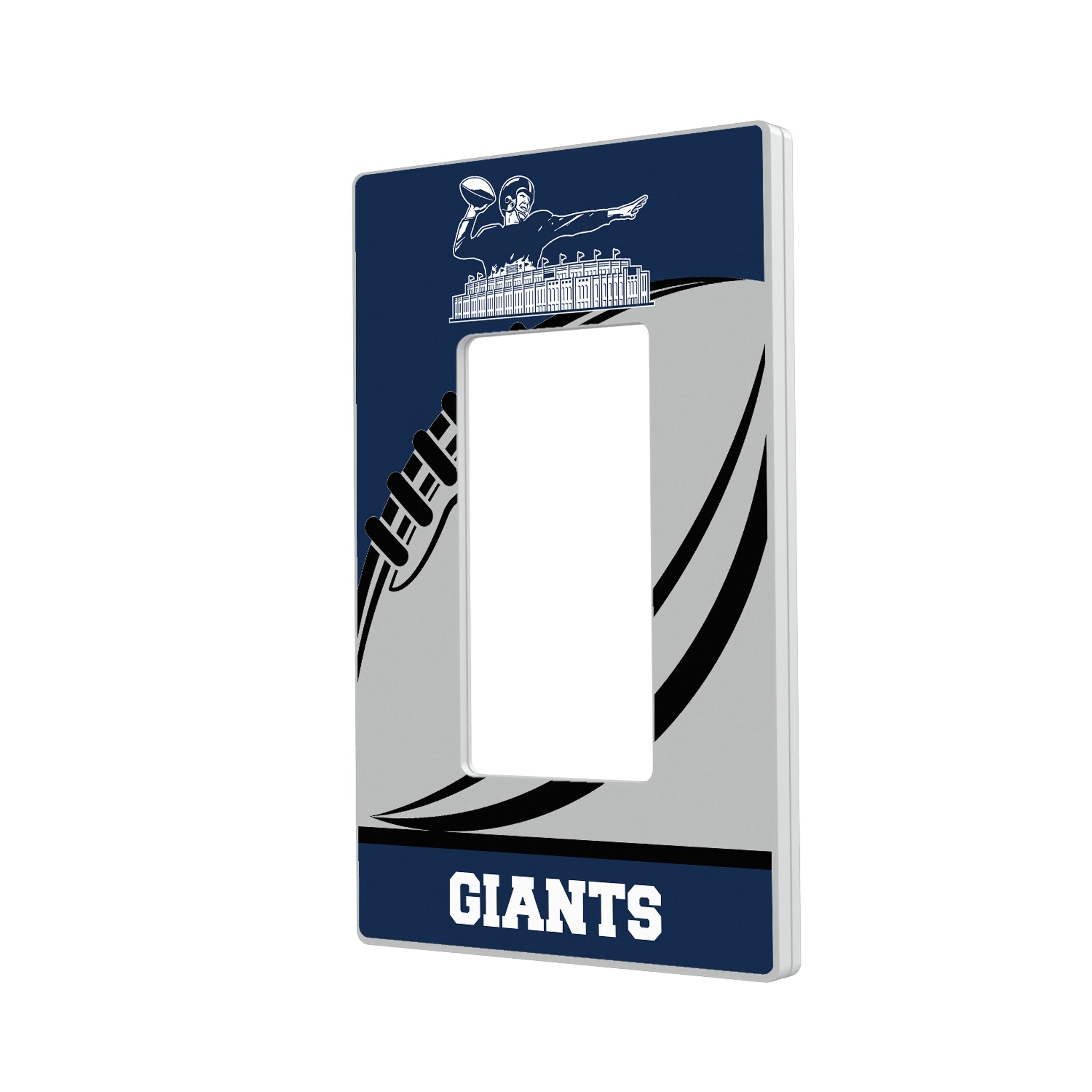 New York Giants 1960-1966 Historic Collection Passtime Hidden-Screw Light Switch Plate#Style_Single Rocker