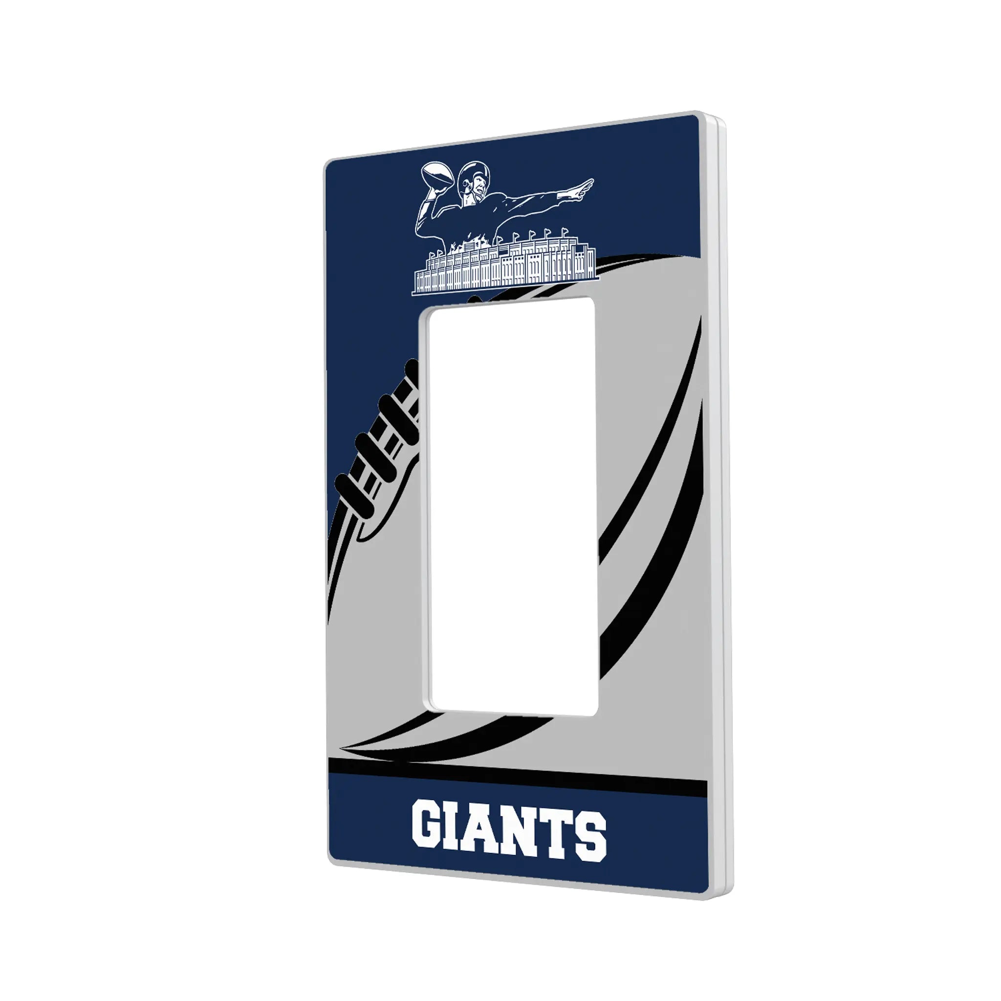 New York Giants 1960-1966 Historic Collection Passtime Hidden-Screw Light Switch Plate#Style_Single Rocker