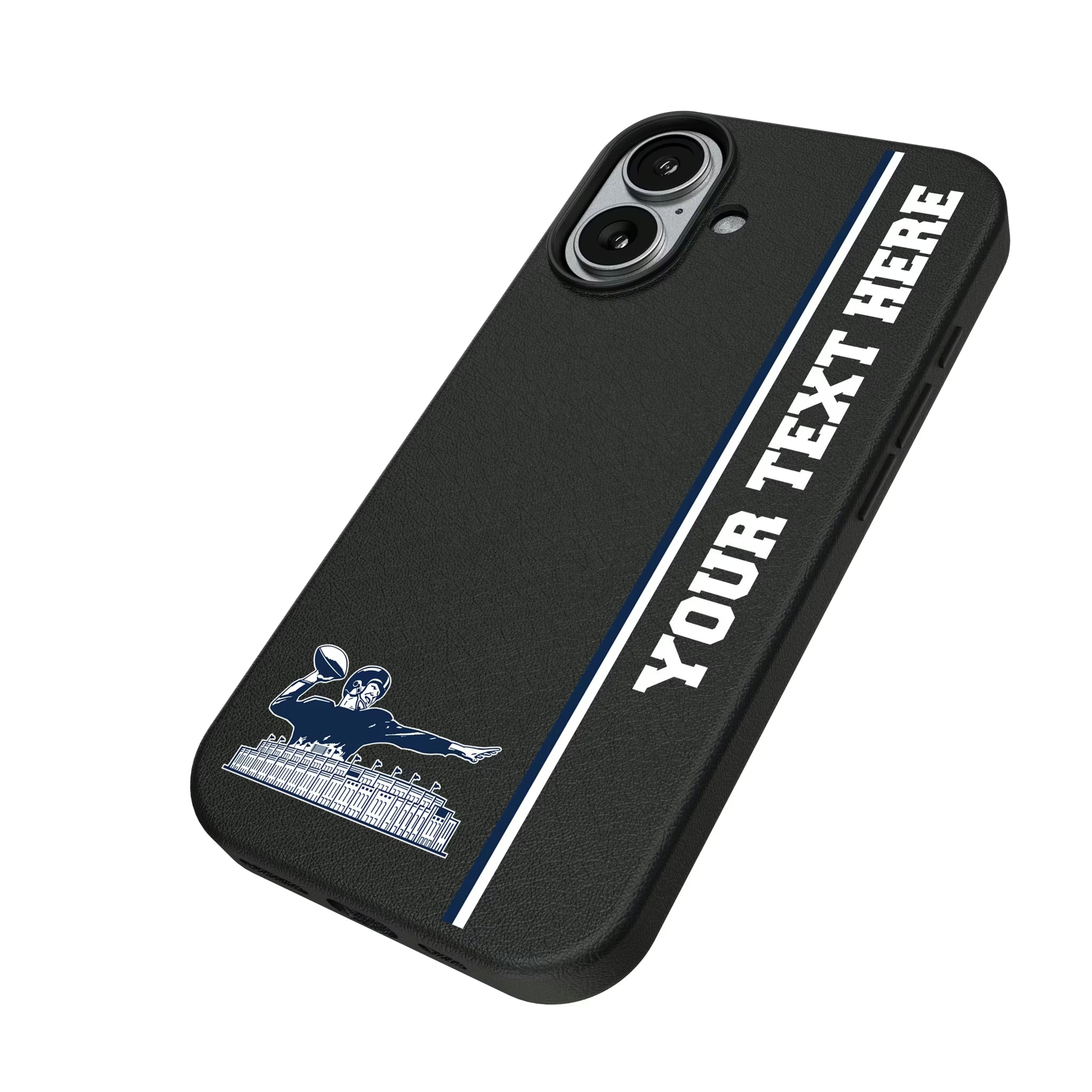 New York Giants 1960-1966 Historic Collection Personalized Sidebard iPhone MagSafe Compatible Phone Case for Apple iPhone - Isometric View#Device_iPhone 17