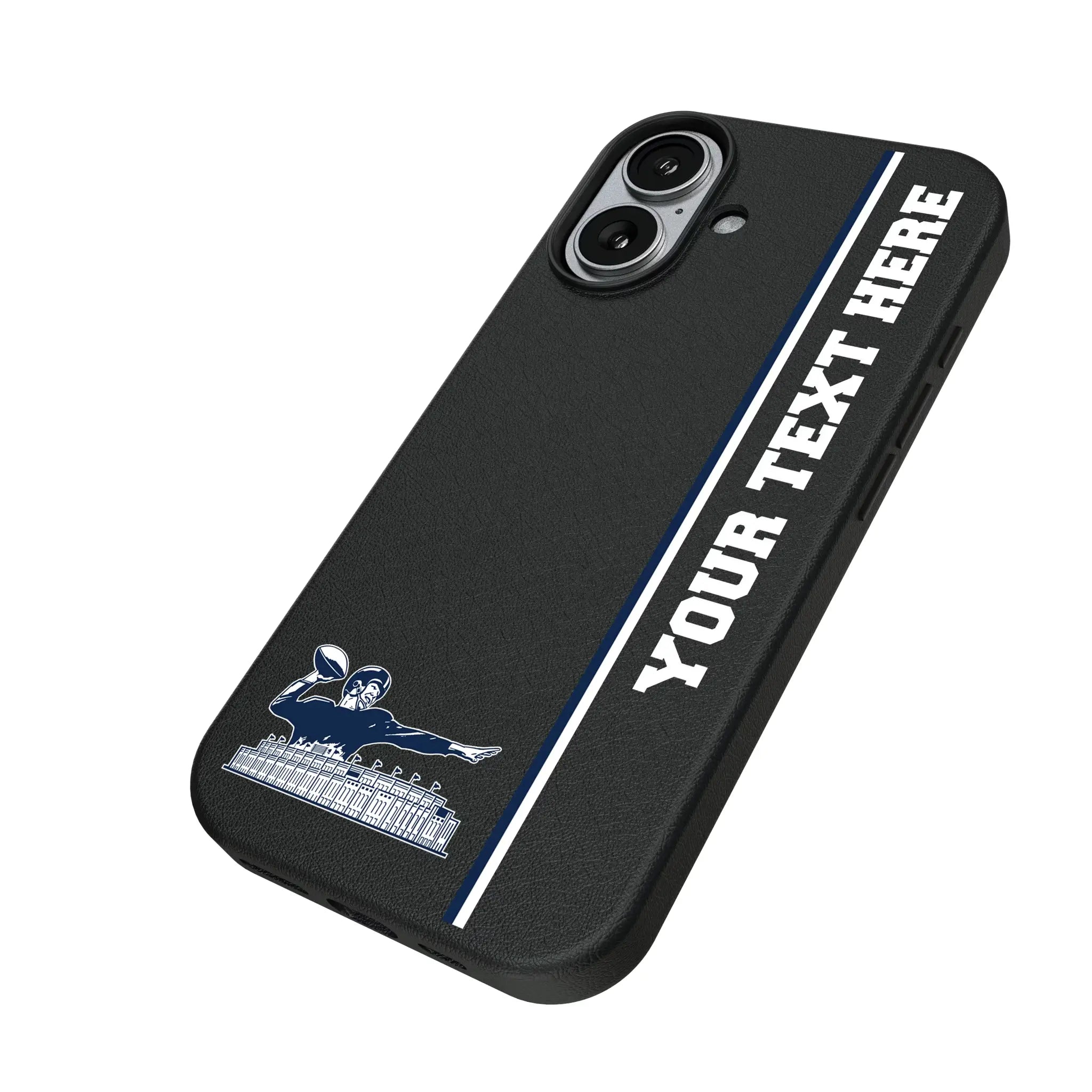 New York Giants 1960-1966 Historic Collection Personalized Sidebard iPhone MagSafe Compatible Phone Case for Apple iPhone - Isometric View#Device_iPhone 17