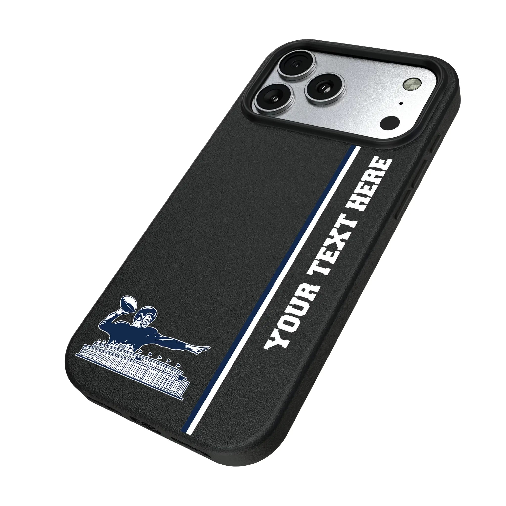 New York Giants 1960-1966 Historic Collection Personalized Sidebard iPhone MagSafe Compatible Phone Case for Apple iPhone - Isometric View#Device_iPhone 17 Pro Max