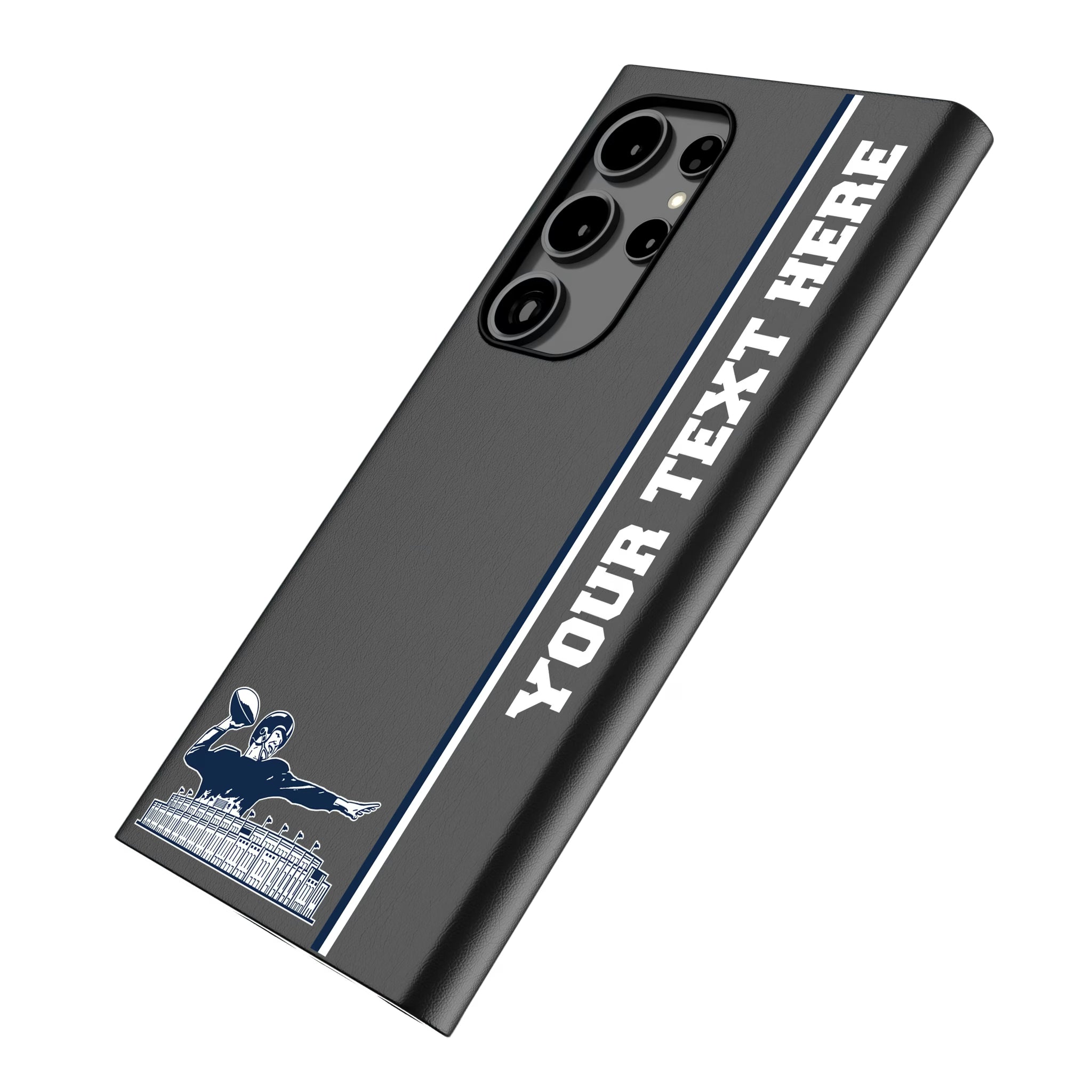 New York Giants 1960-1966 Historic Collection Personalized Sidebard Galaxy MagSafe Compatible Phone Case for Samsung Galaxy - Isometric View