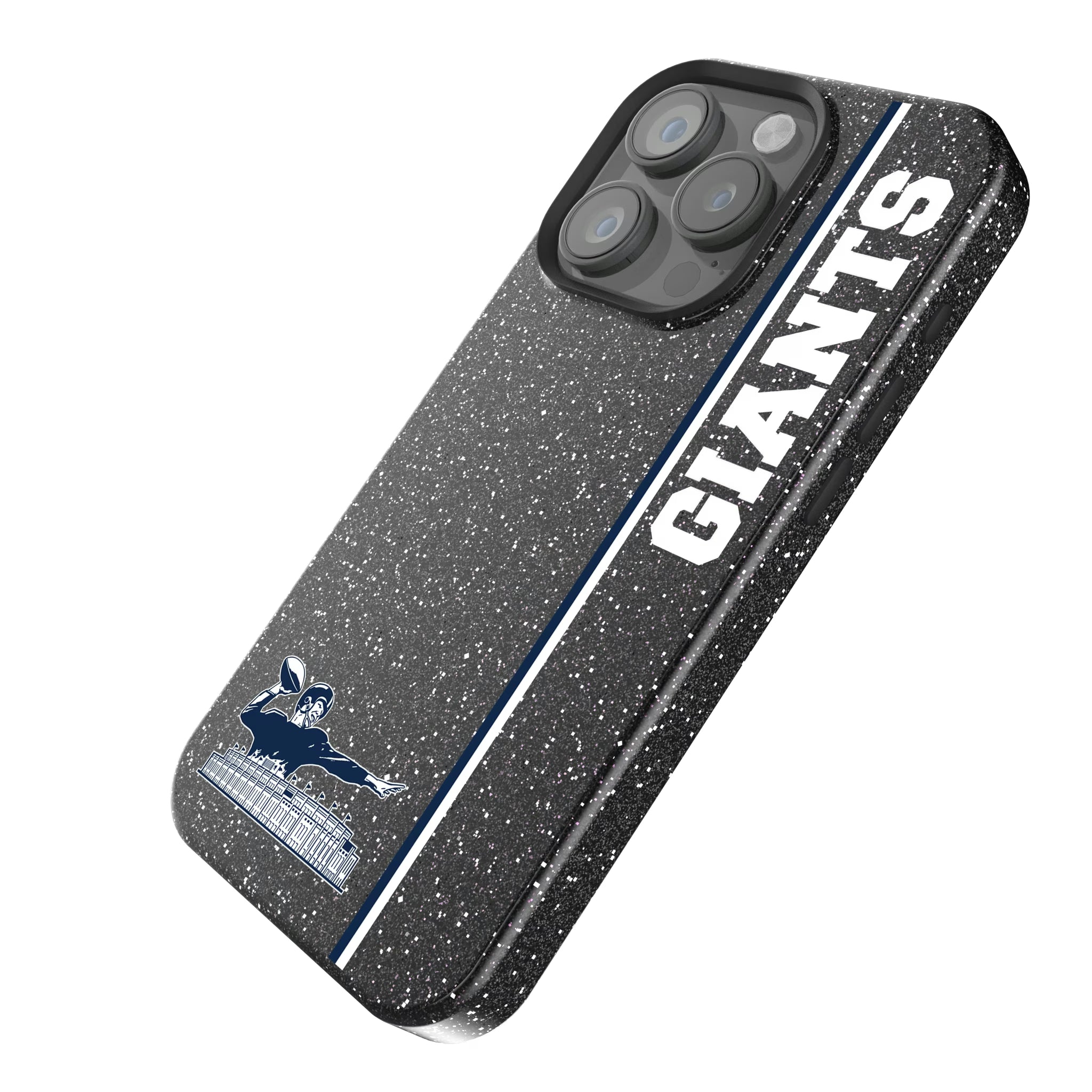 New York Giants 1960-1966 Historic Collection Sidebar iPhone Bling Phone Case for Apple iPhone - Isometric View