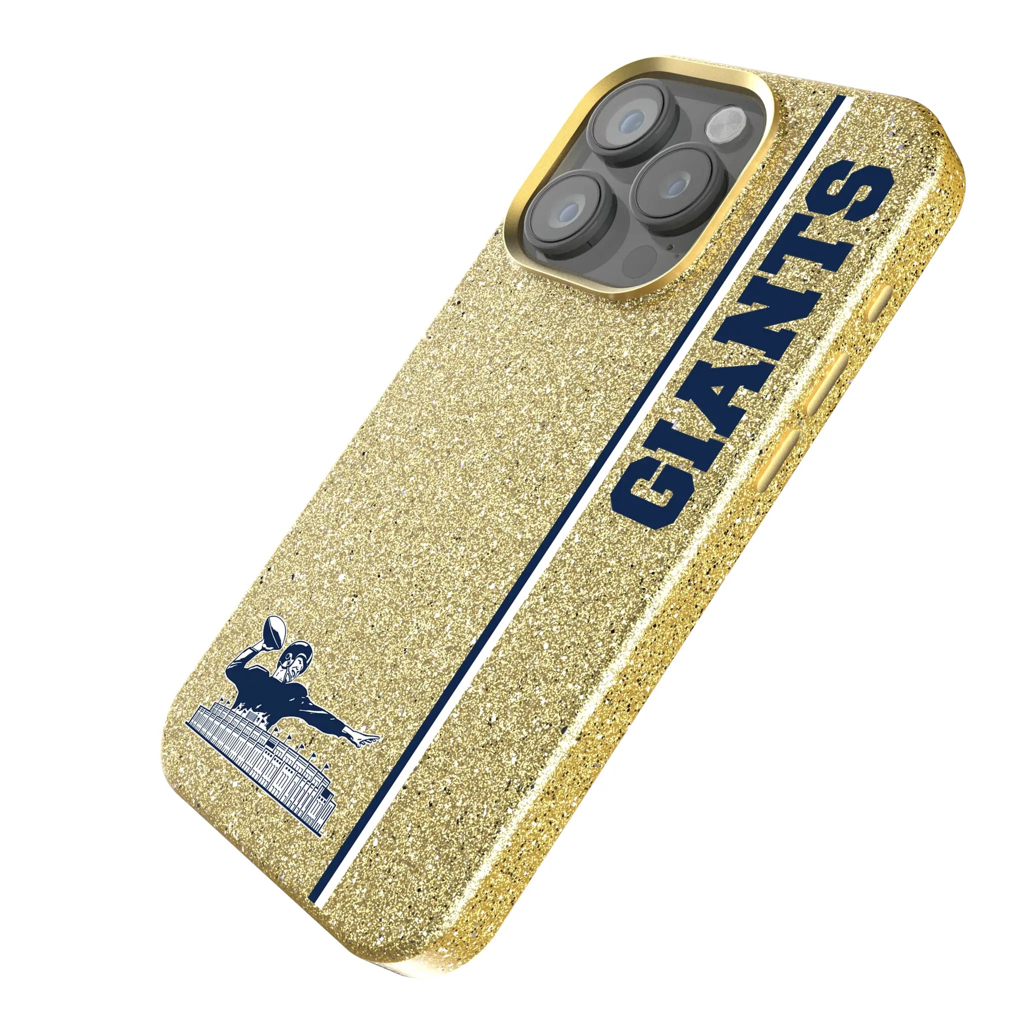 New York Giants 1960-1966 Historic Collection Sidebar iPhone Bling Phone Case for Apple iPhone - Isometric View