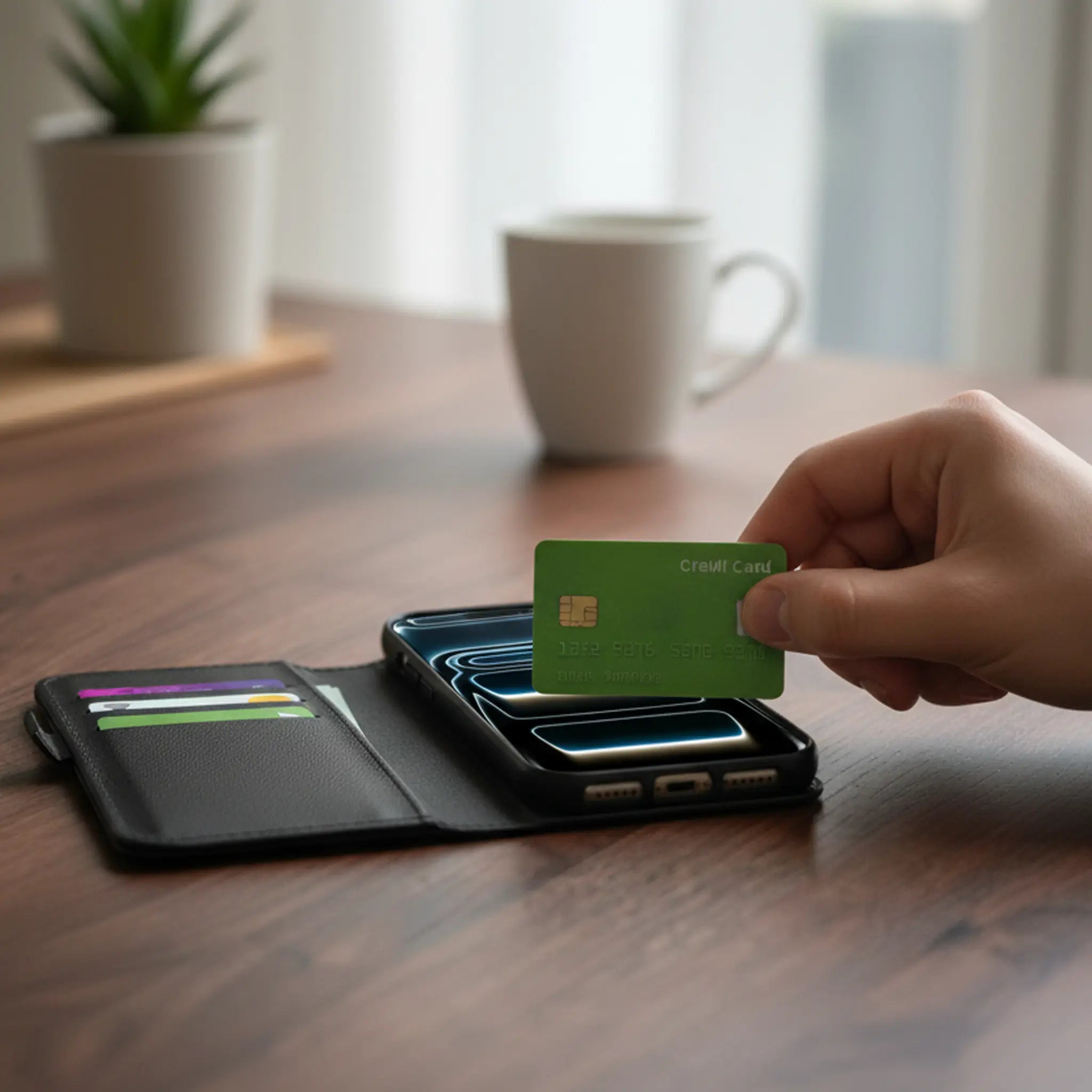 New York Giants 1960-1966 Historic Collection Sidebar iPhone Folio Phone Case for Apple iPhone - Lifestyle