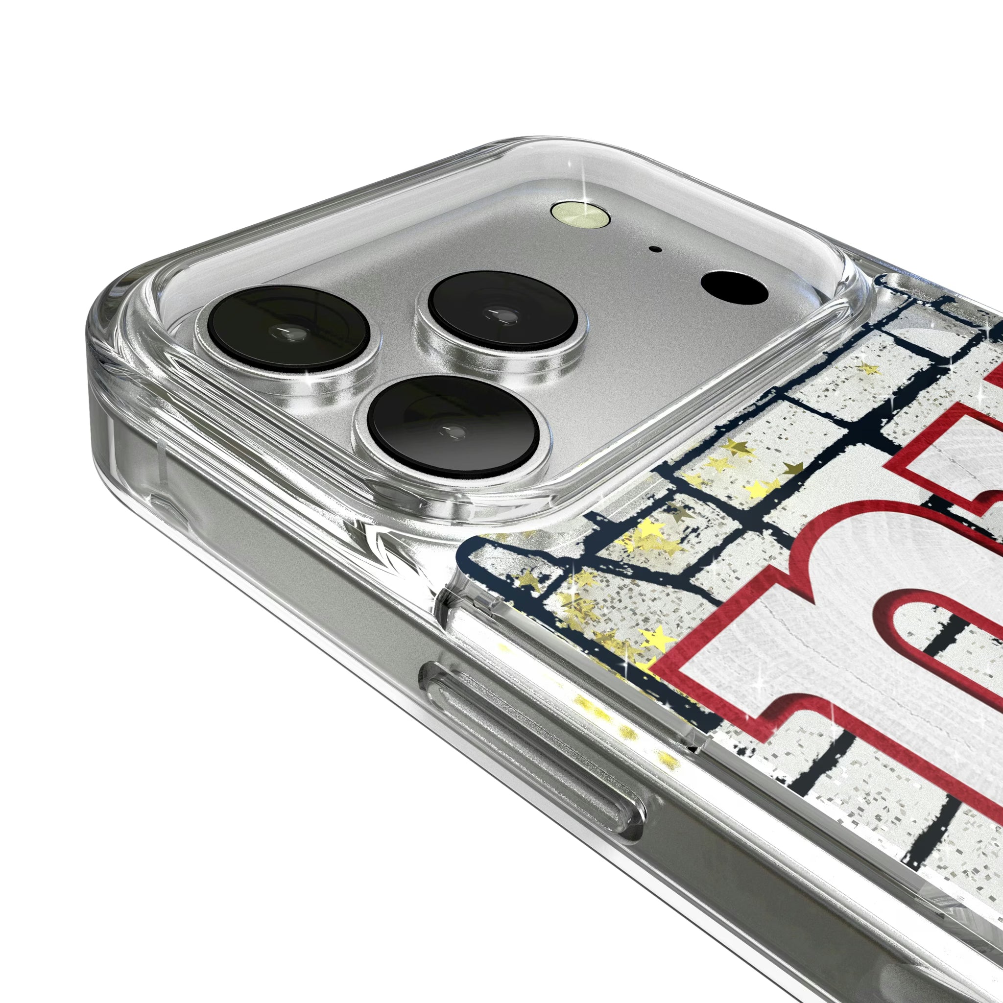 New York Giants Brick iPhone Glitter Phone Case for Apple iPhone - Detail