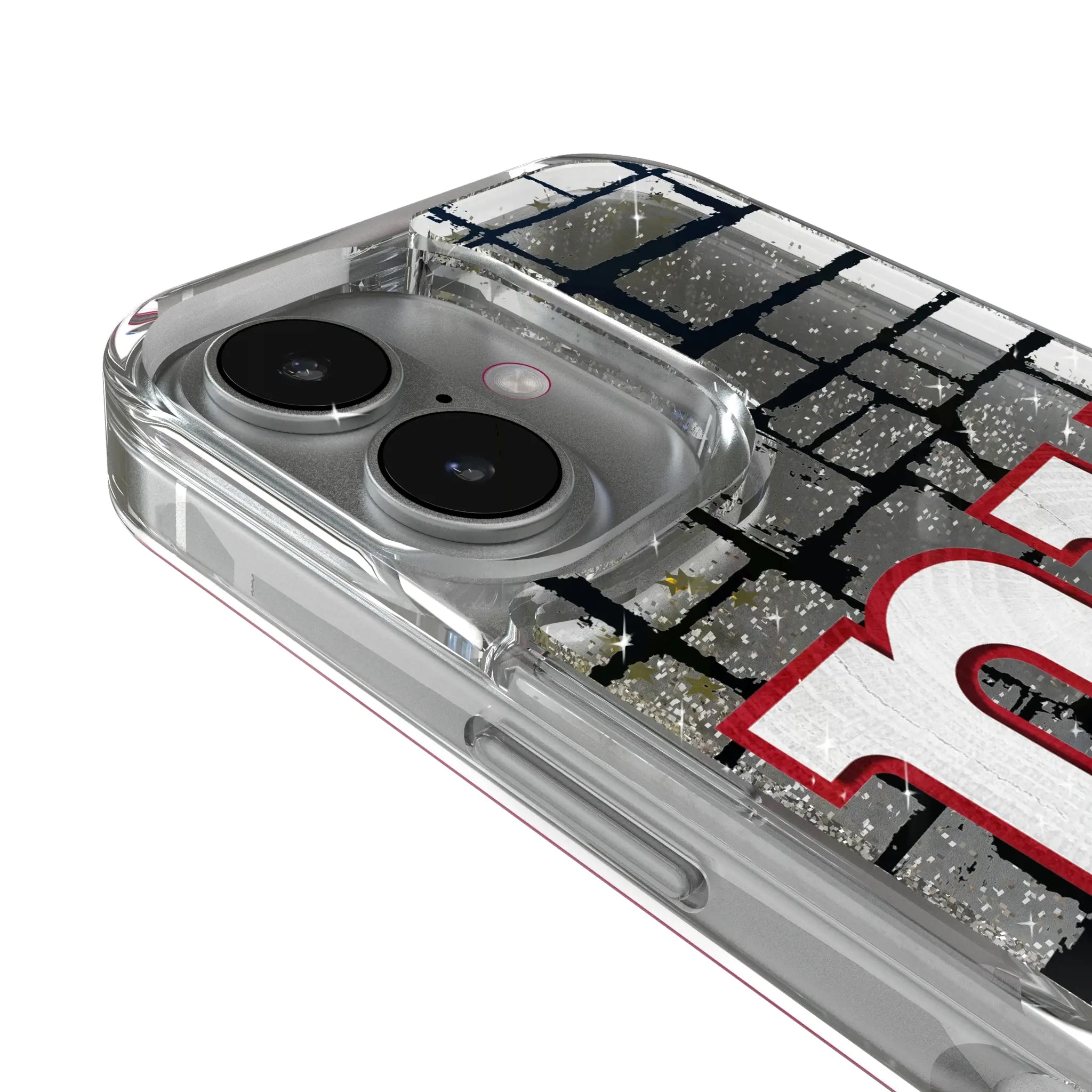 New York Giants Brick iPhone Glitter Phone Case for Apple iPhone - Detail
