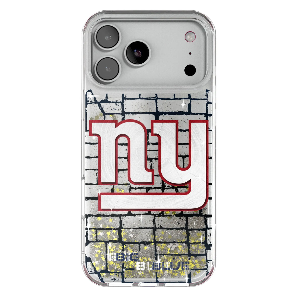 New York Giants Brick Glitter Phone Case for Apple iPhone