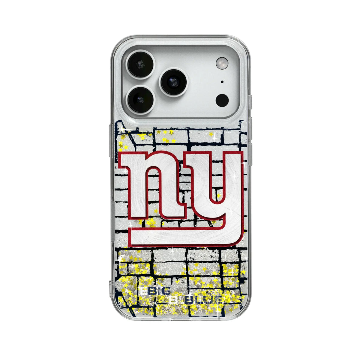 New York Giants Brick Glitter Phone Case for Apple iPhone