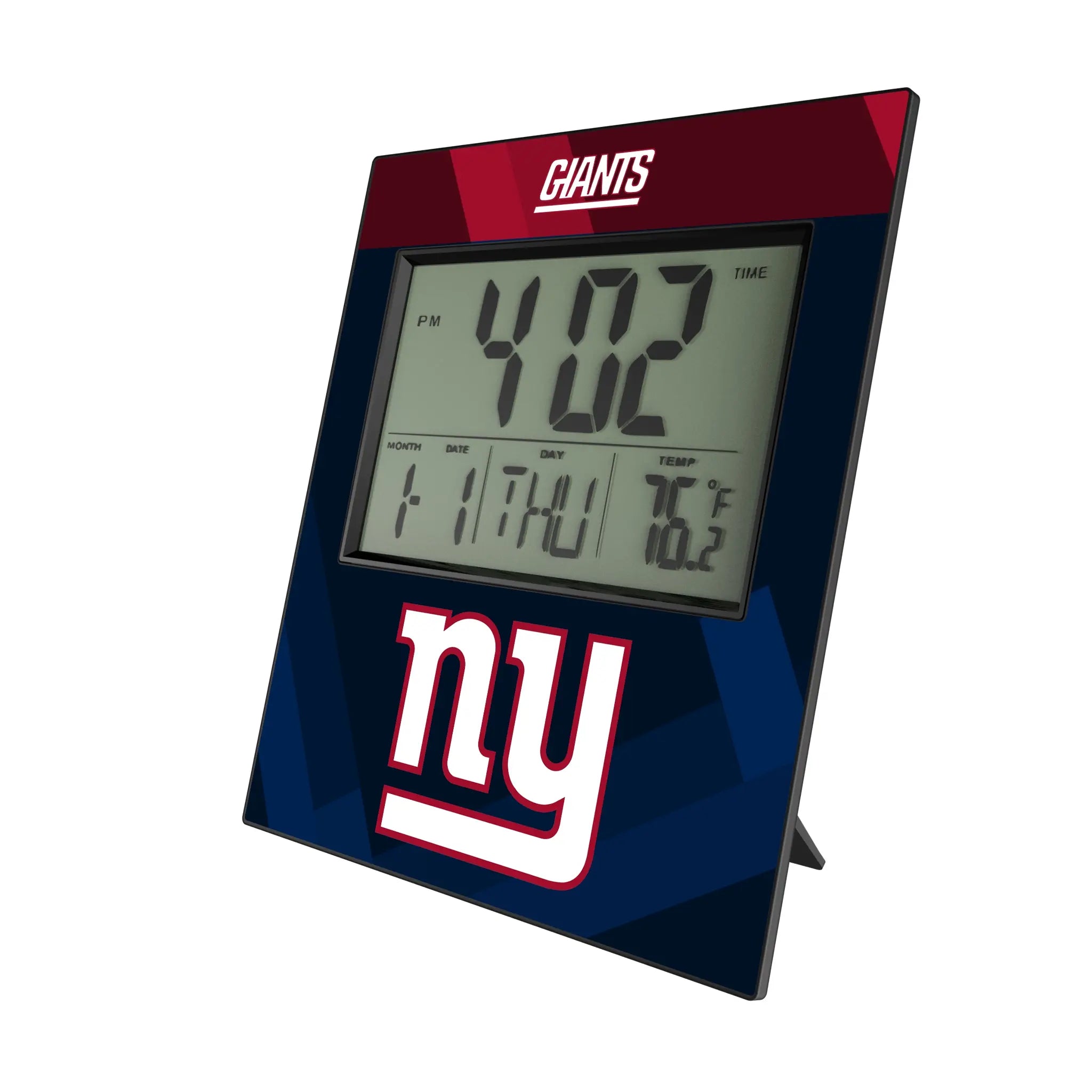 New York Giants Color Block Wall Clock