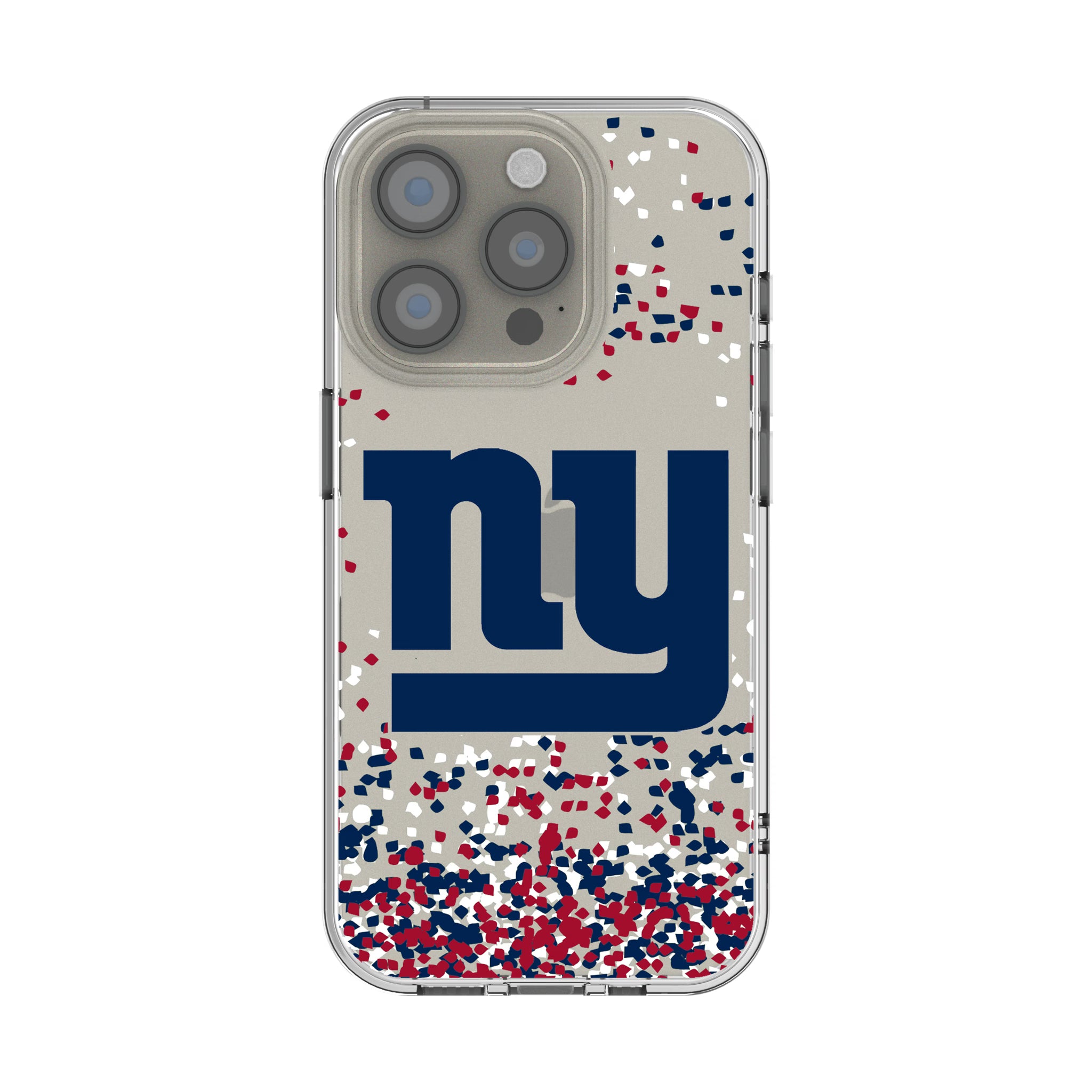 New York Giants Confetti iPhone Clear Phone Case for Apple iPhone