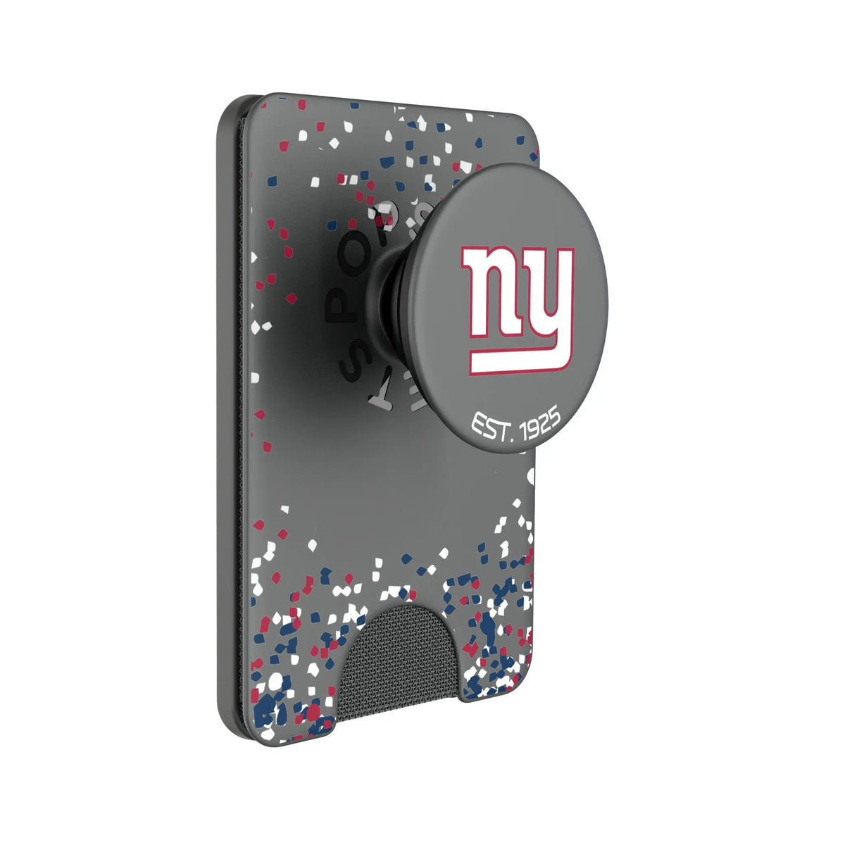 New York Giants Confetti Popsockets Wallet Magnetic