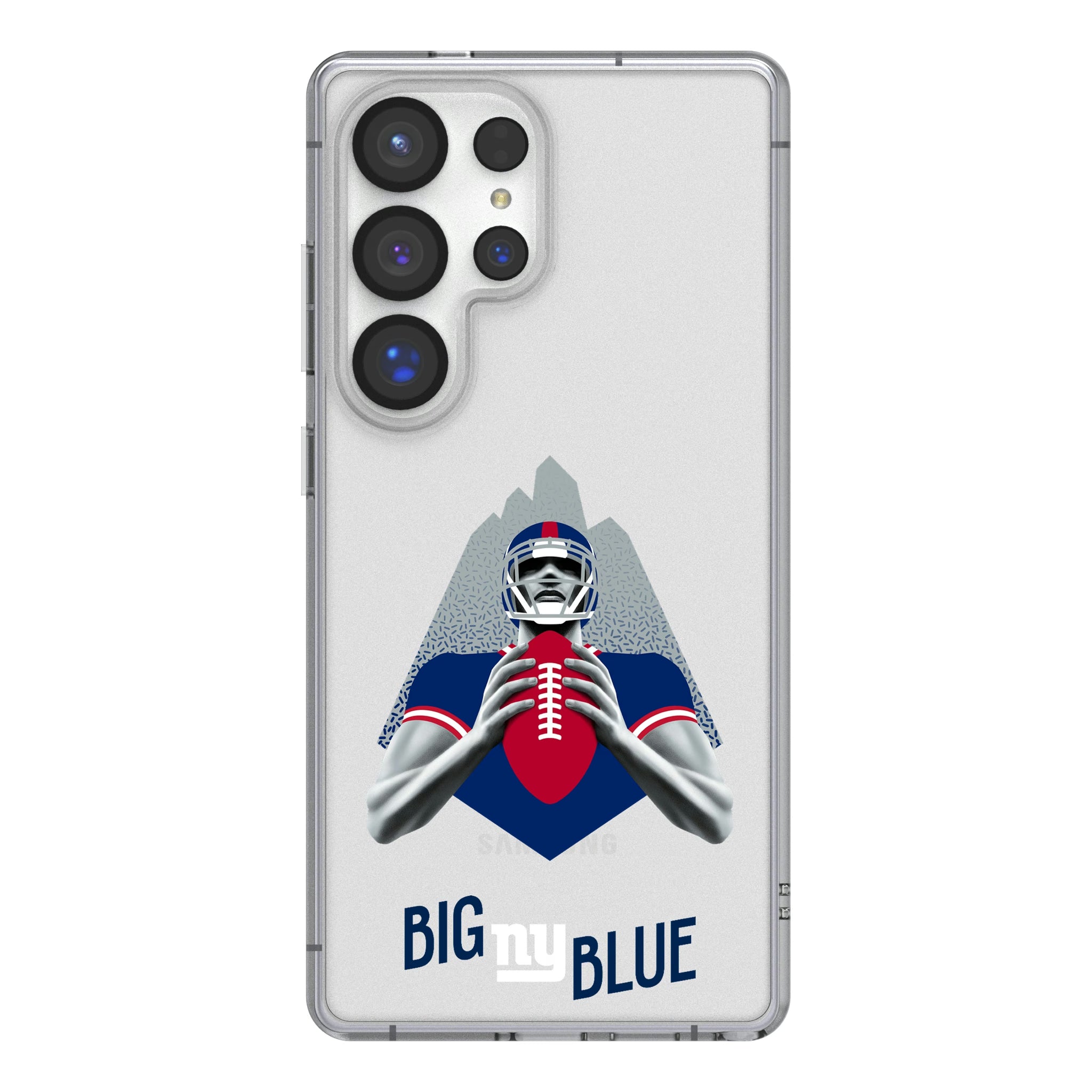 New York Giants Deco Galaxy Clear Phone Case for Samsung Galaxy