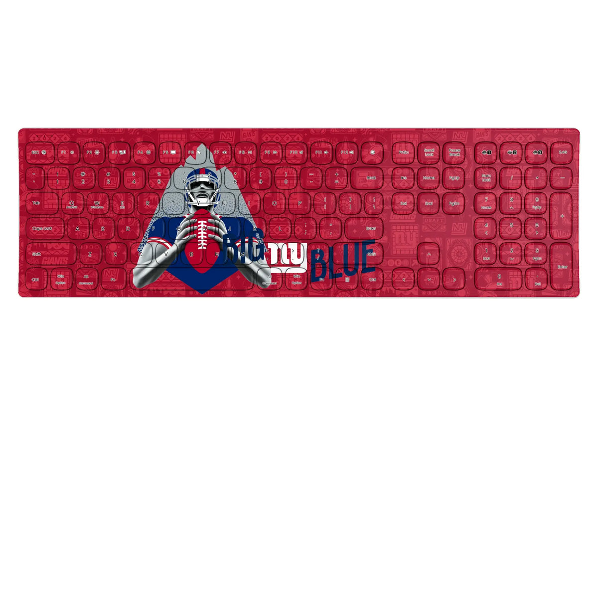 New York Giants Deco KKB605 Curved Wireless Keyboard