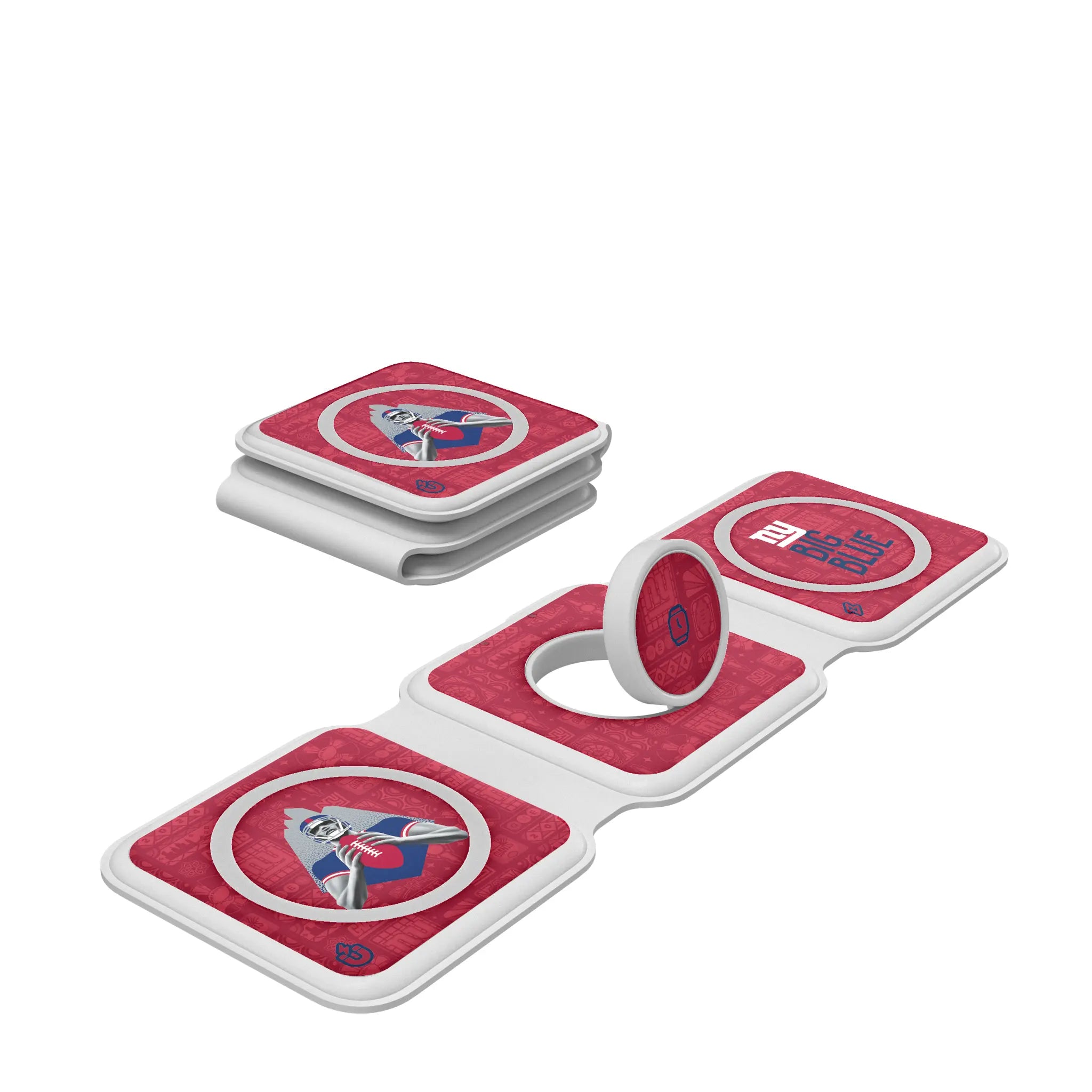 New York Giants Deco Foldable 3 in 1 Charger