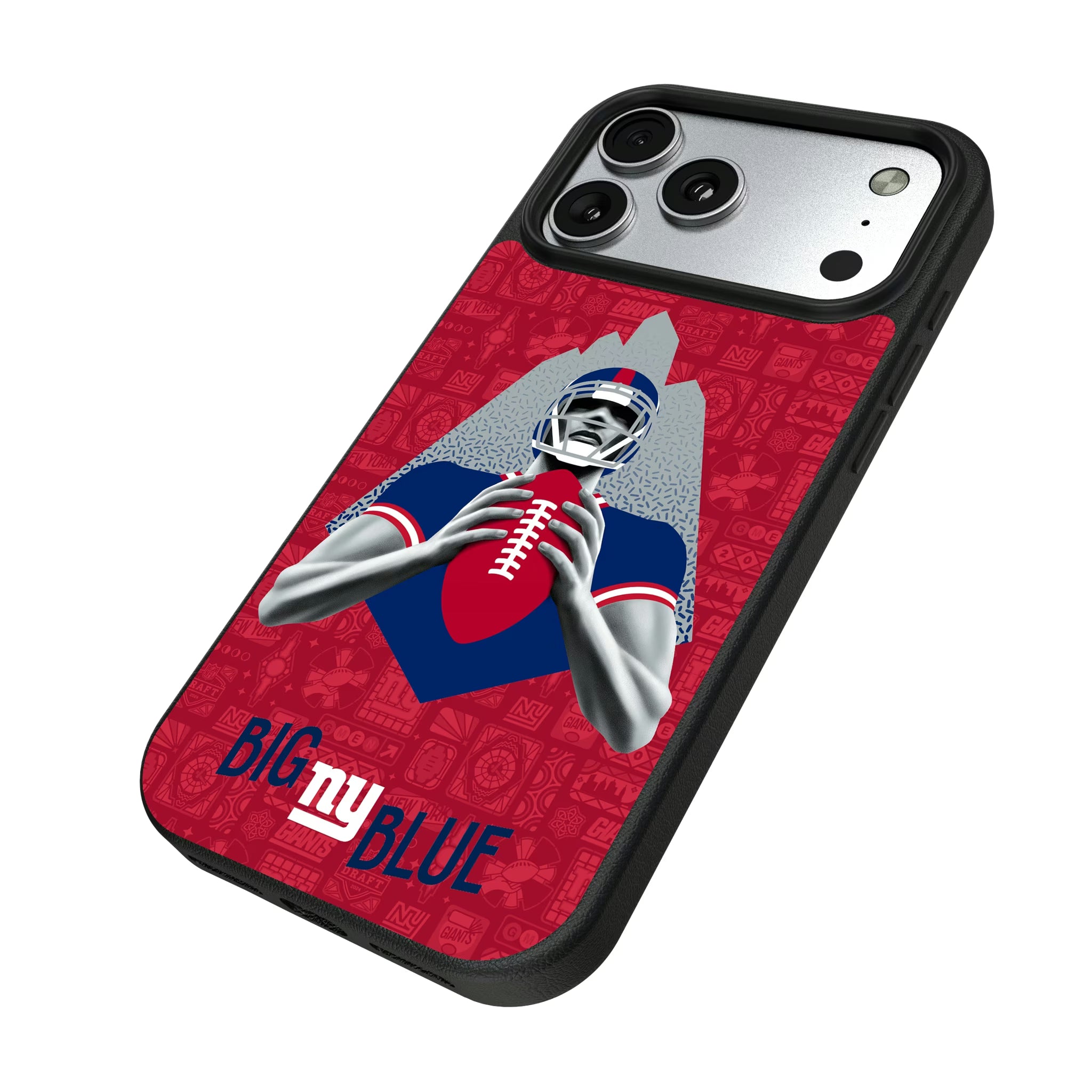 New York Giants Deco iPhone MagSafe Compatible Phone Case for Apple iPhone - Isometric View#Device_iPhone 17 Pro Max