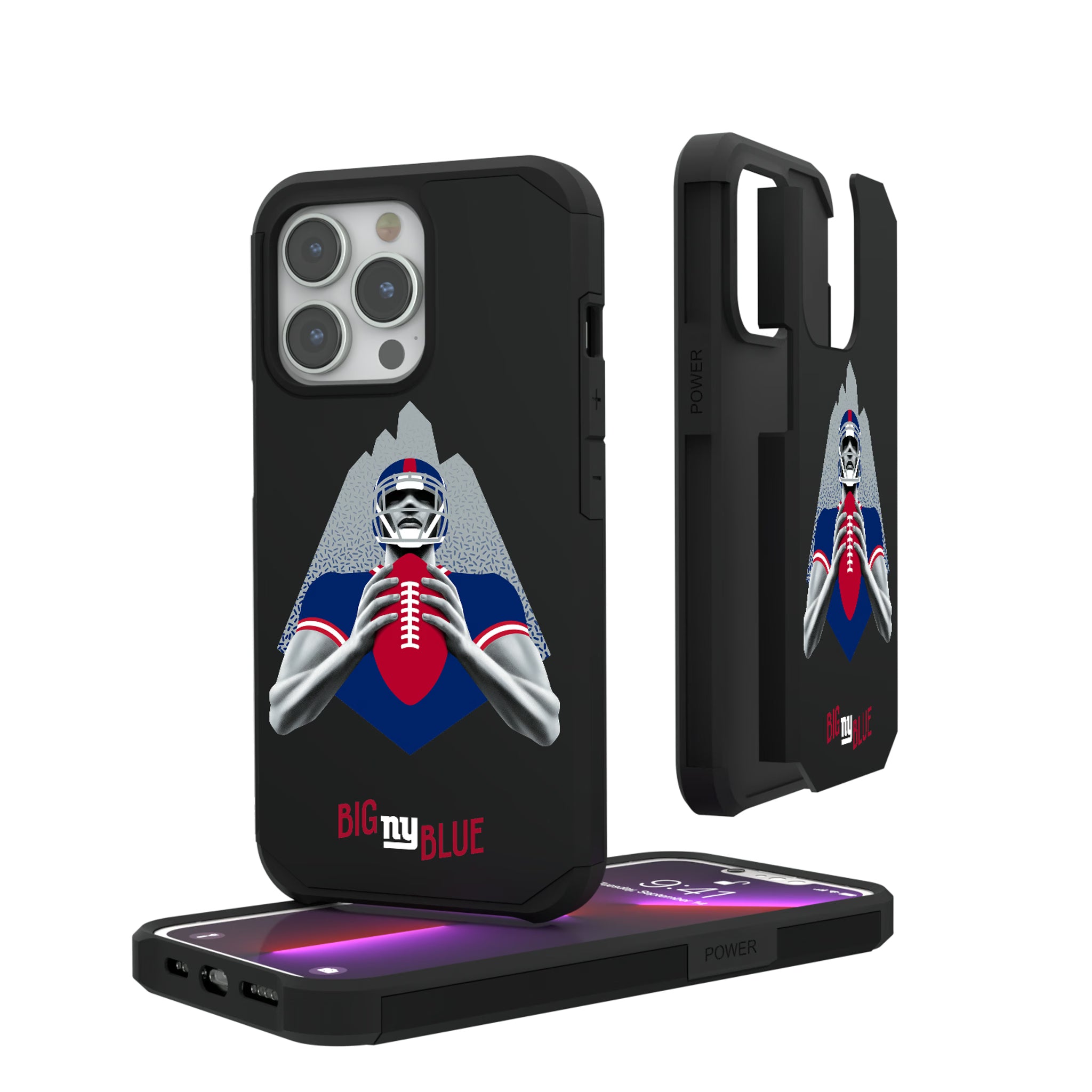New York Giants Deco iPhone Rugged Phone Case for Apple iPhone#Device_iPhone 13 Pro