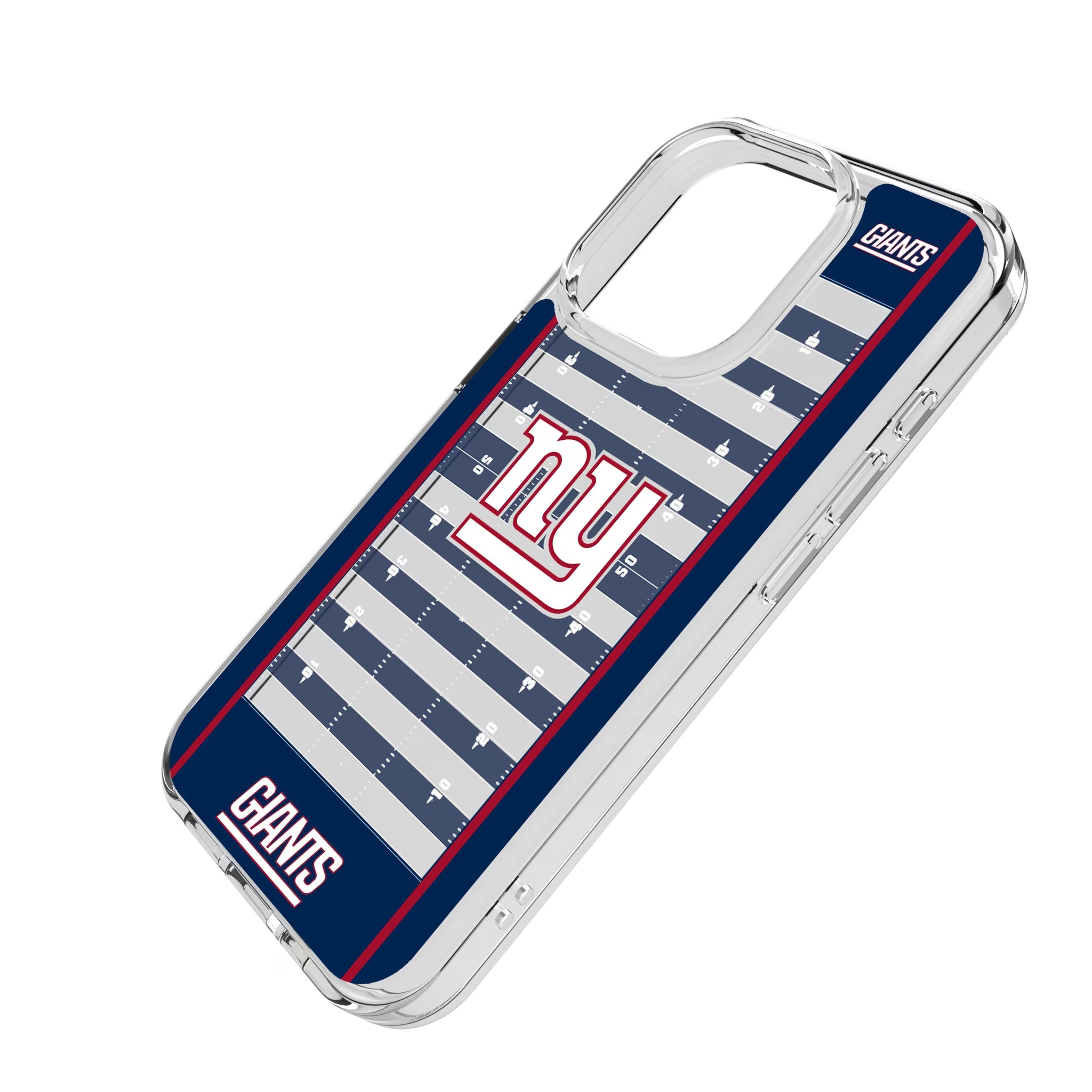 New York Giants Field iPhone Clear Phone Case for Apple iPhone - Isometric View