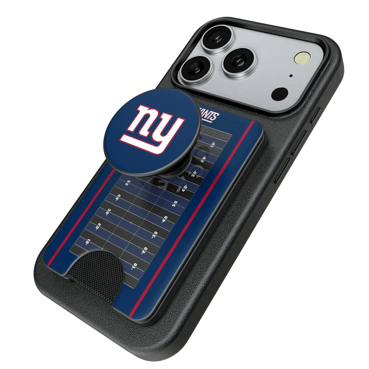 New York Giants Field Popsockets Wallet Magnetic - Isometric View