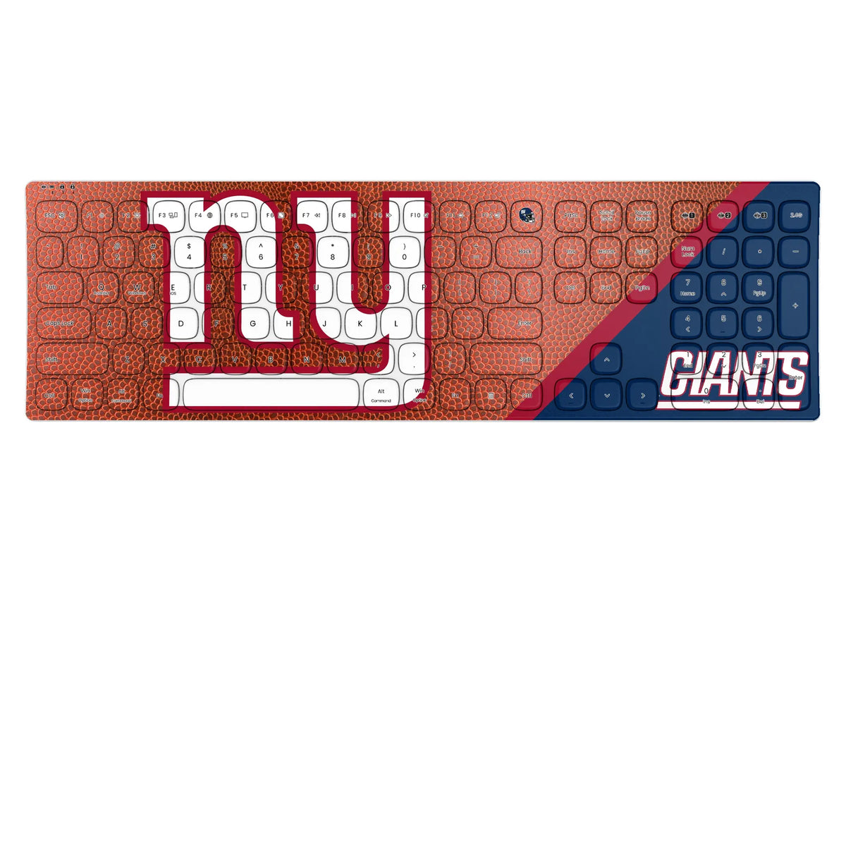 New York Giants Football KKB605 Curved Wireless Keyboard