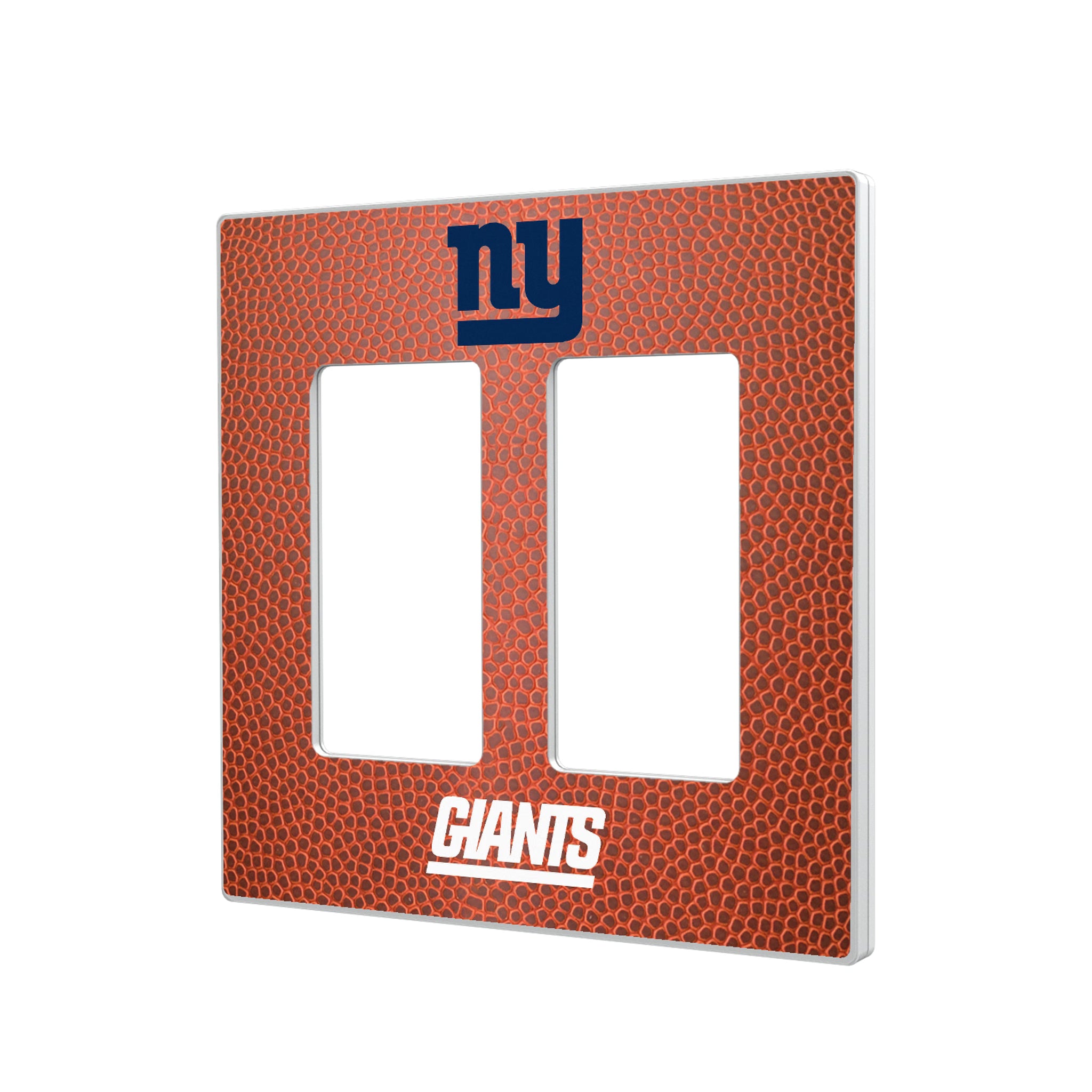 New York Giants Football Hidden-Screw Light Switch Plate#Style_Double Rocker