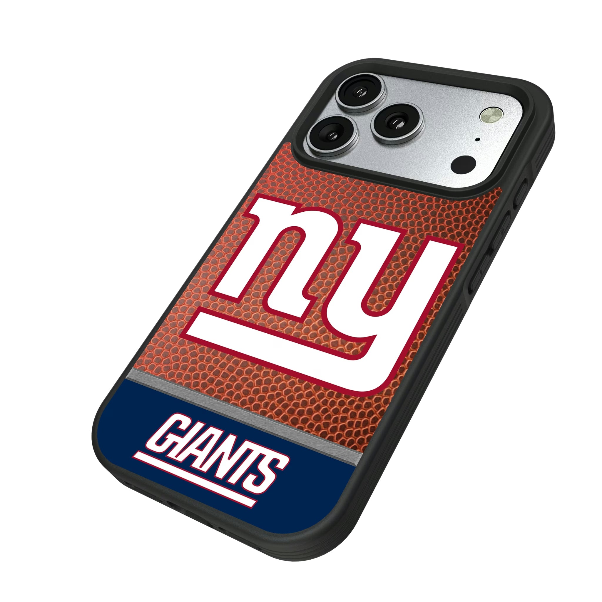 New York Giants Football Wordmark iPhone Bump Phone Case for Apple iPhone - Isometric View#Device_iPhone 17 Pro