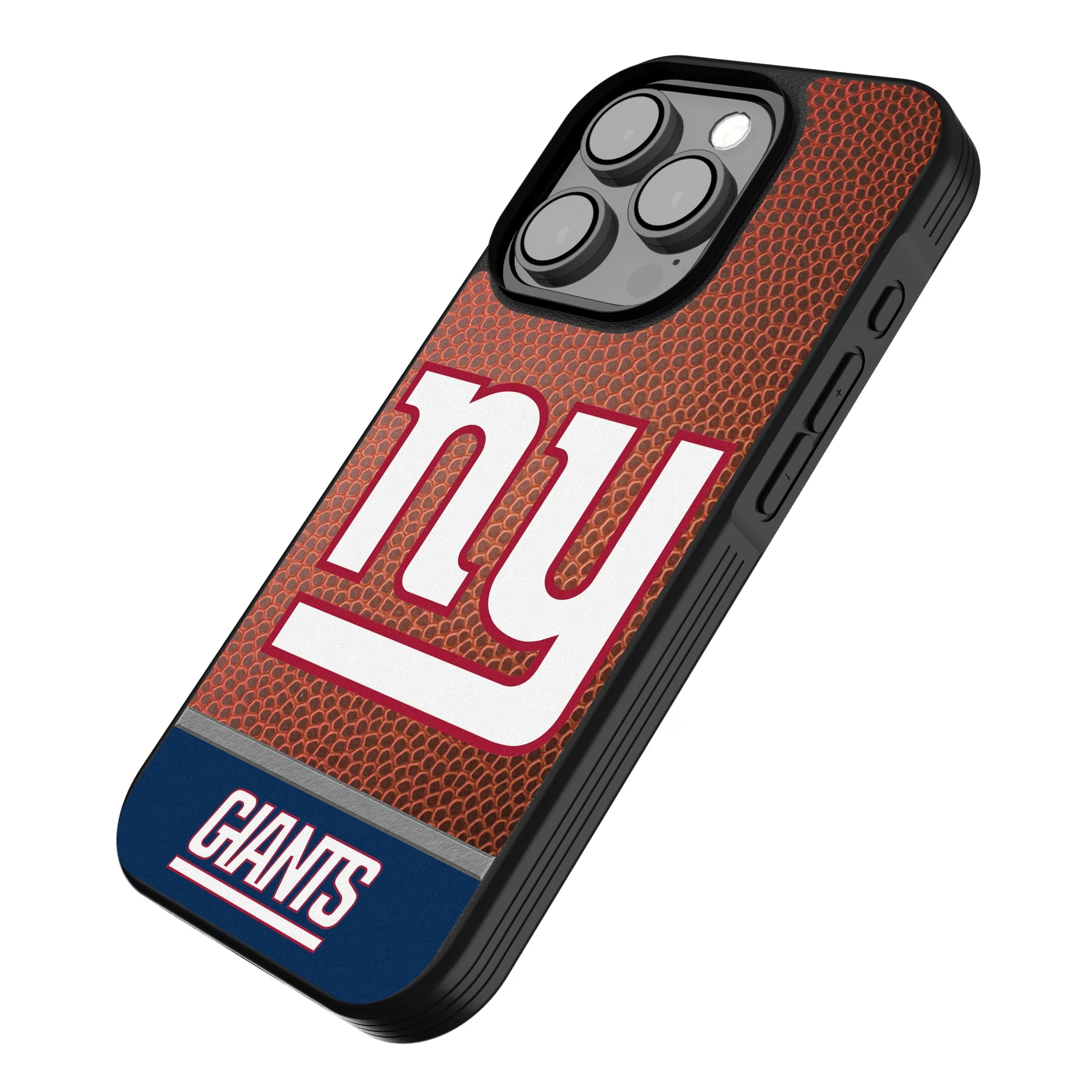 New York Giants Football Wordmark iPhone Bump Phone Case for Apple iPhone - Isometric View