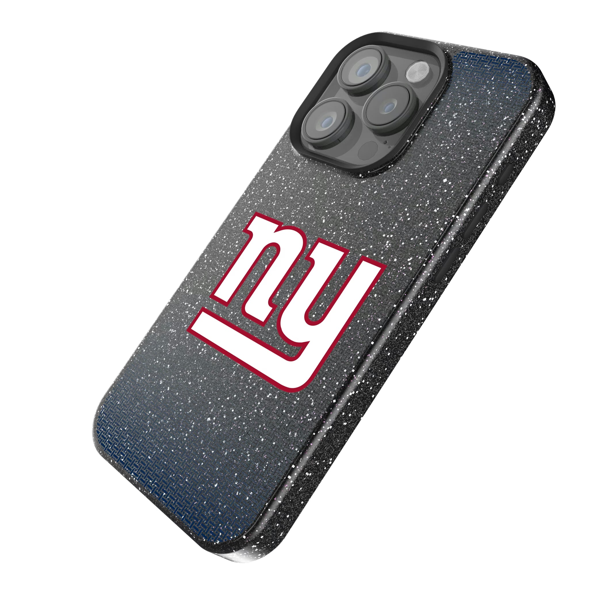 New York Giants Linen iPhone Bling Phone Case for Apple iPhone - Isometric View