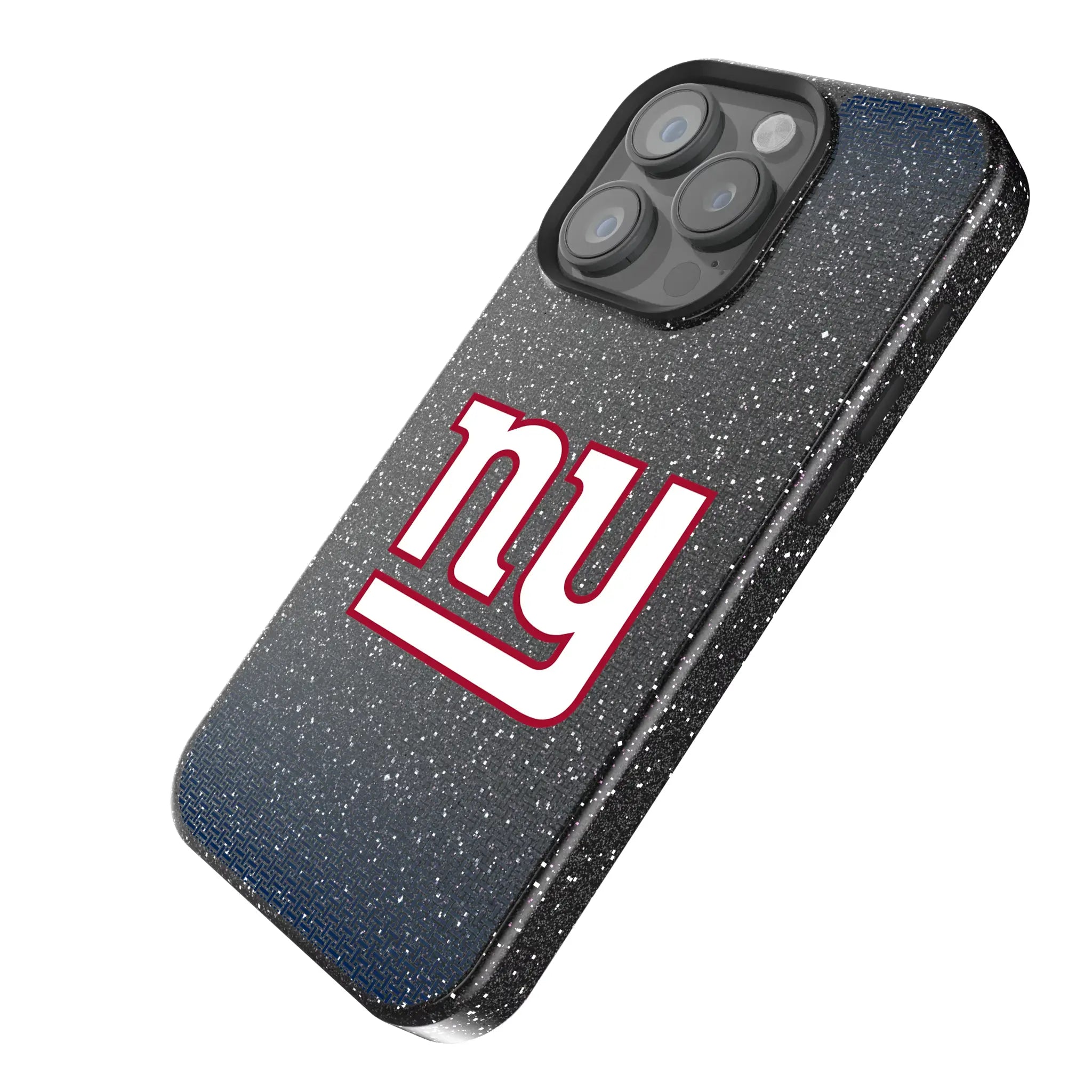 New York Giants Linen iPhone Bling Phone Case for Apple iPhone - Isometric View