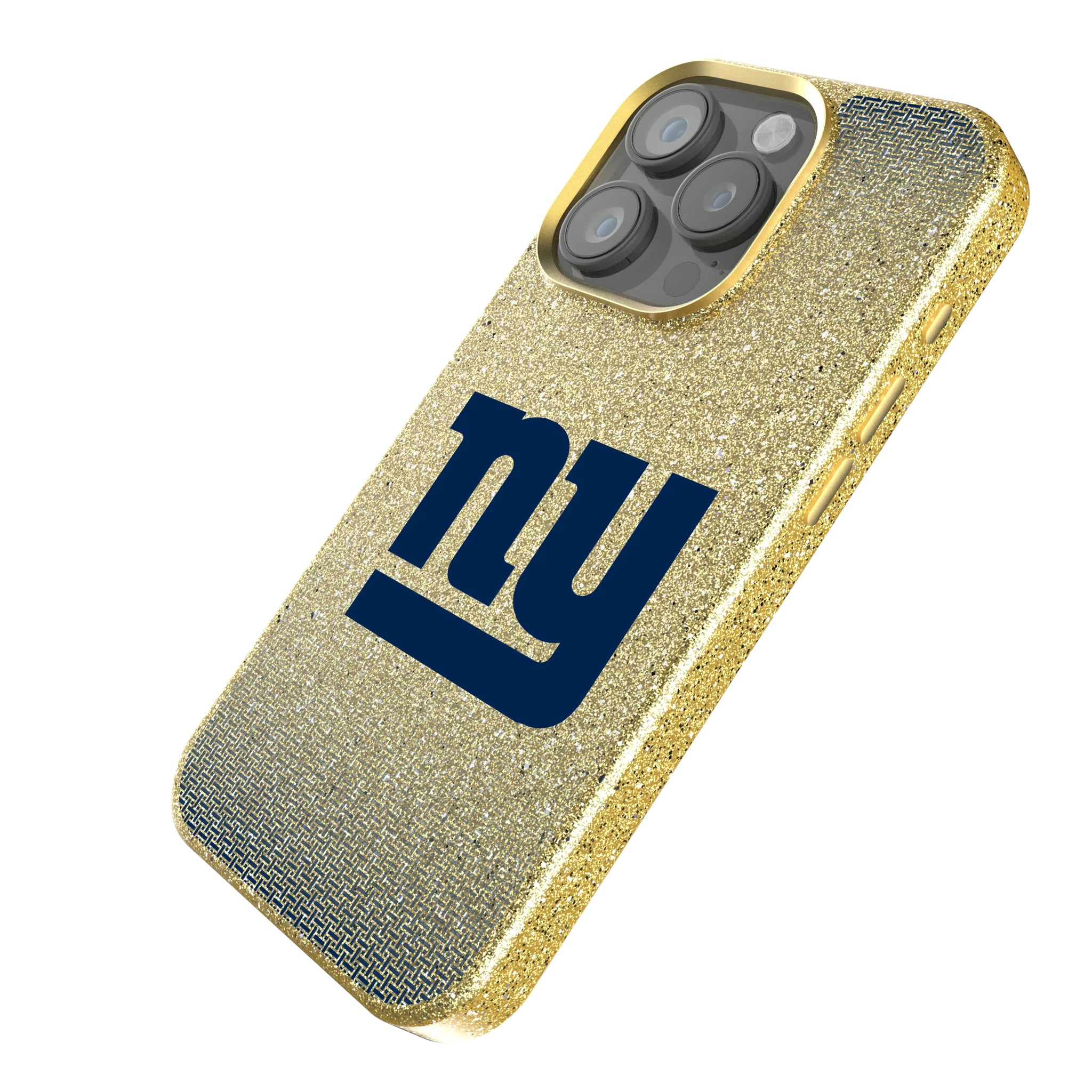 New York Giants Linen iPhone Bling Phone Case for Apple iPhone - Isometric View