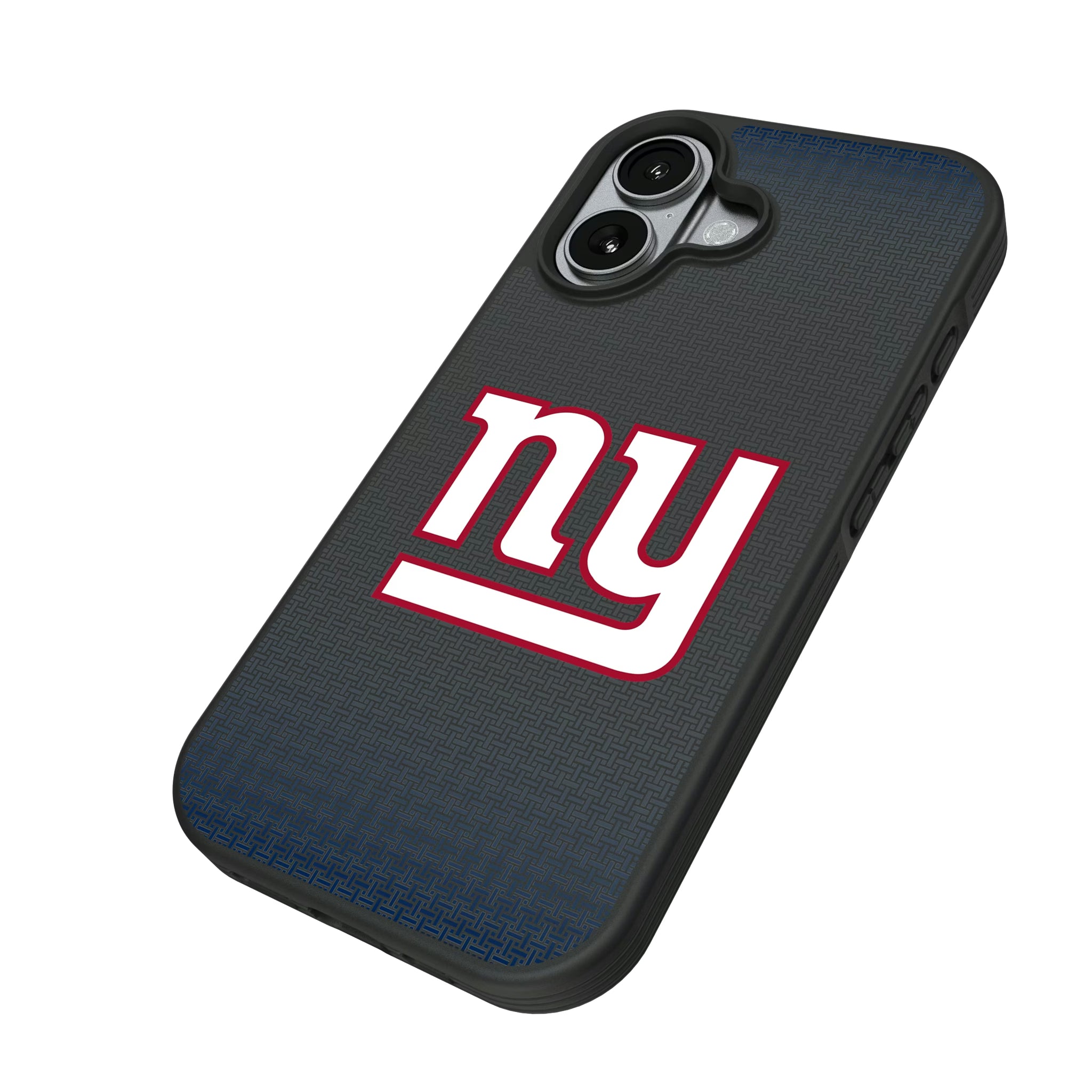 New York Giants Linen iPhone Bump Phone Case for Apple iPhone - Isometric View#Device_iPhone 17