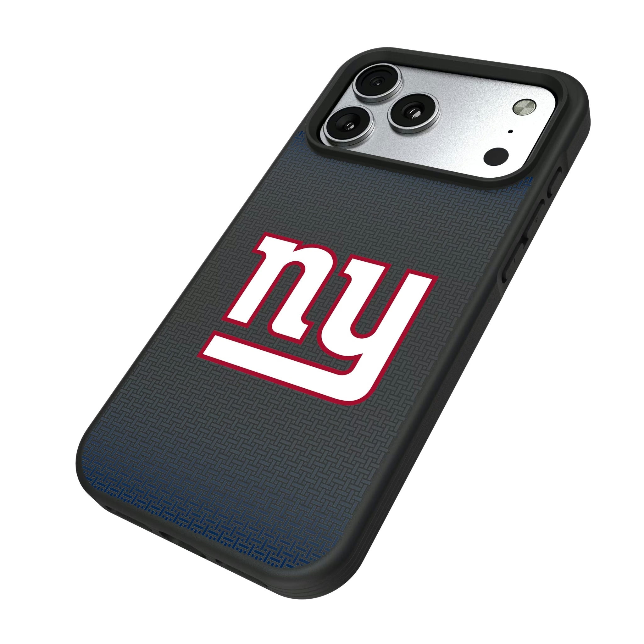New York Giants Linen iPhone Bump Phone Case for Apple iPhone - Isometric View#Device_iPhone 17 Pro Max