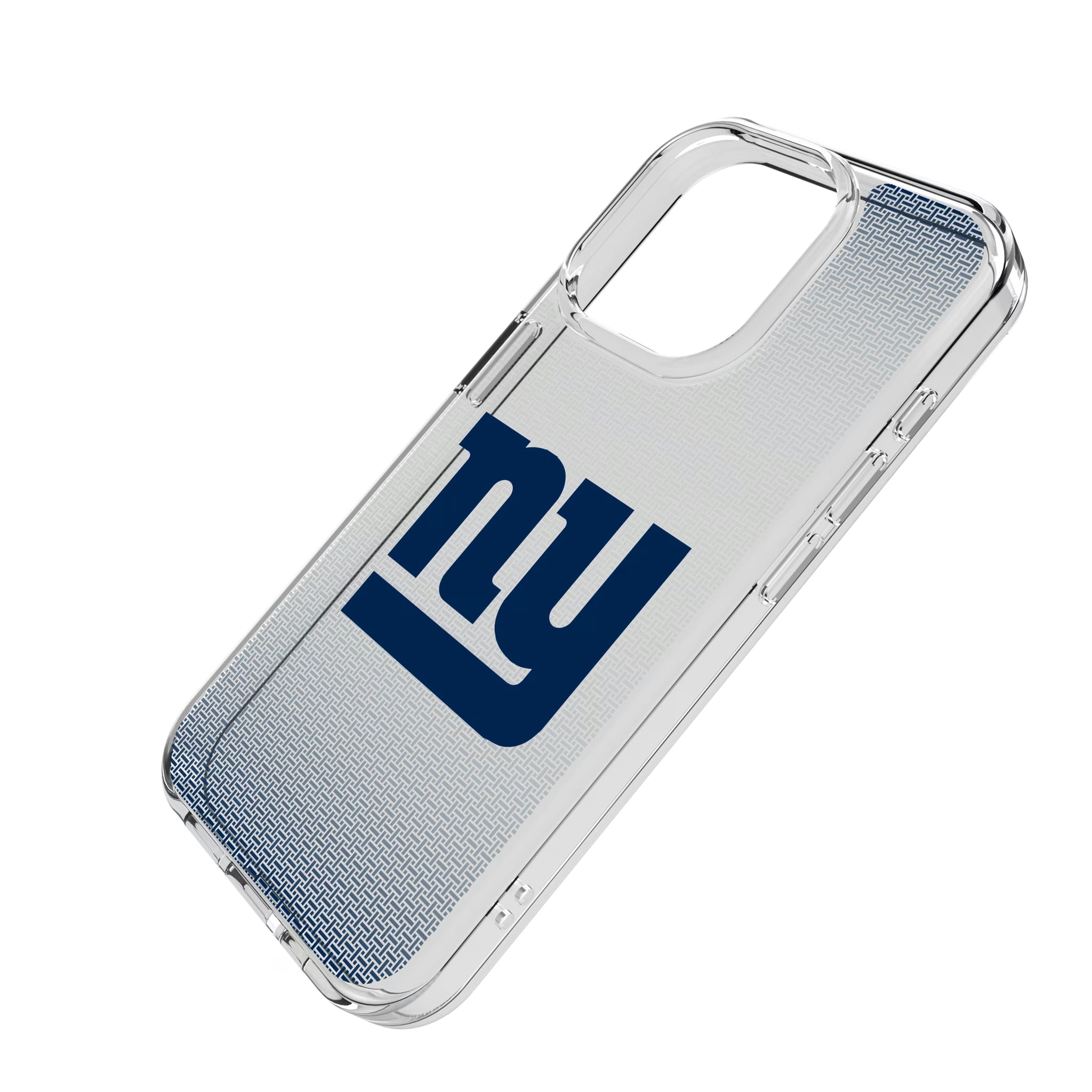New York Giants Linen iPhone Clear Phone Case for Apple iPhone - Isometric View