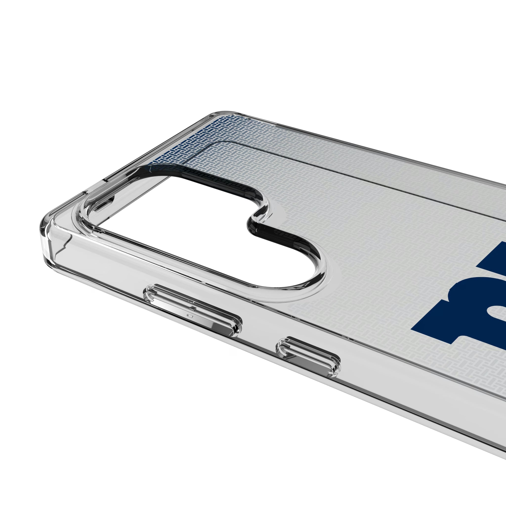 New York Giants Linen Galaxy Clear Phone Case for Samsung Galaxy - Detail
