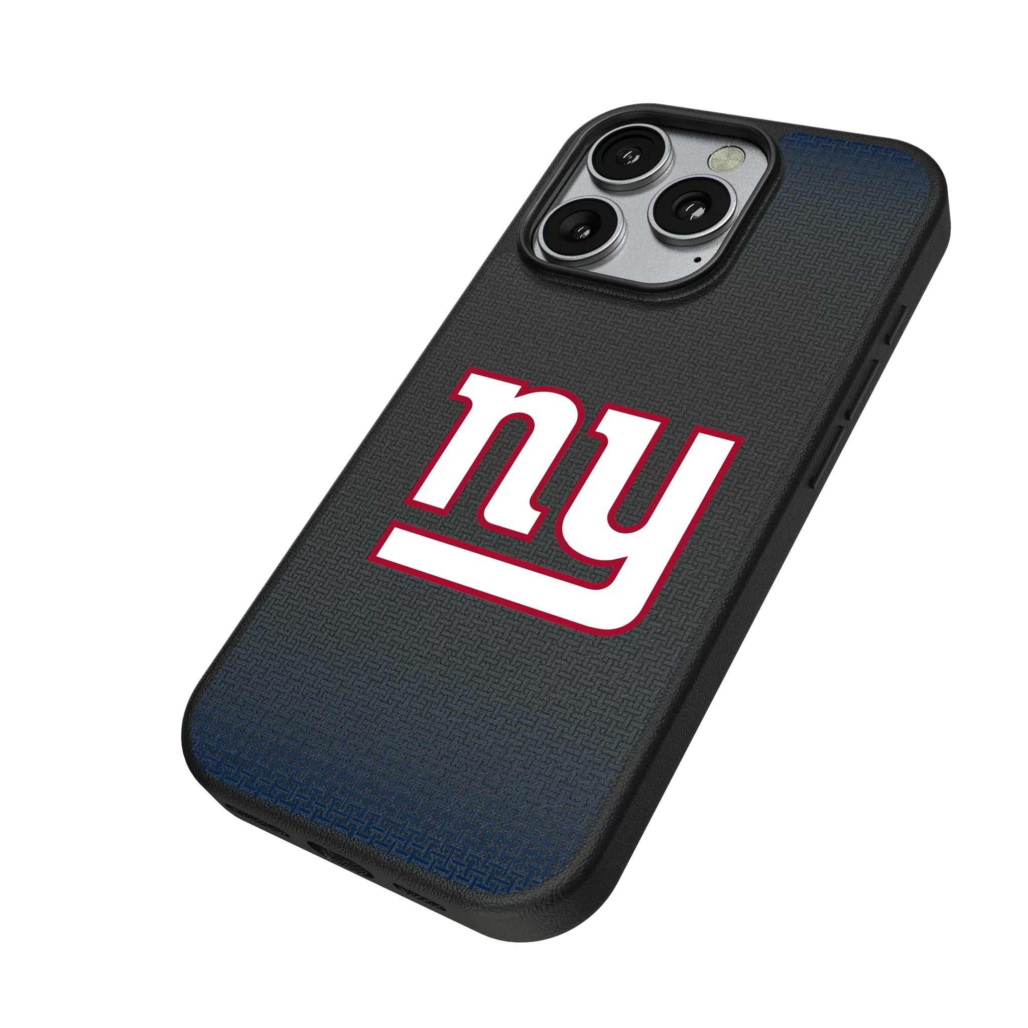New York Giants Linen iPhone MagSafe Compatible Phone Case for Apple iPhone - Isometric View