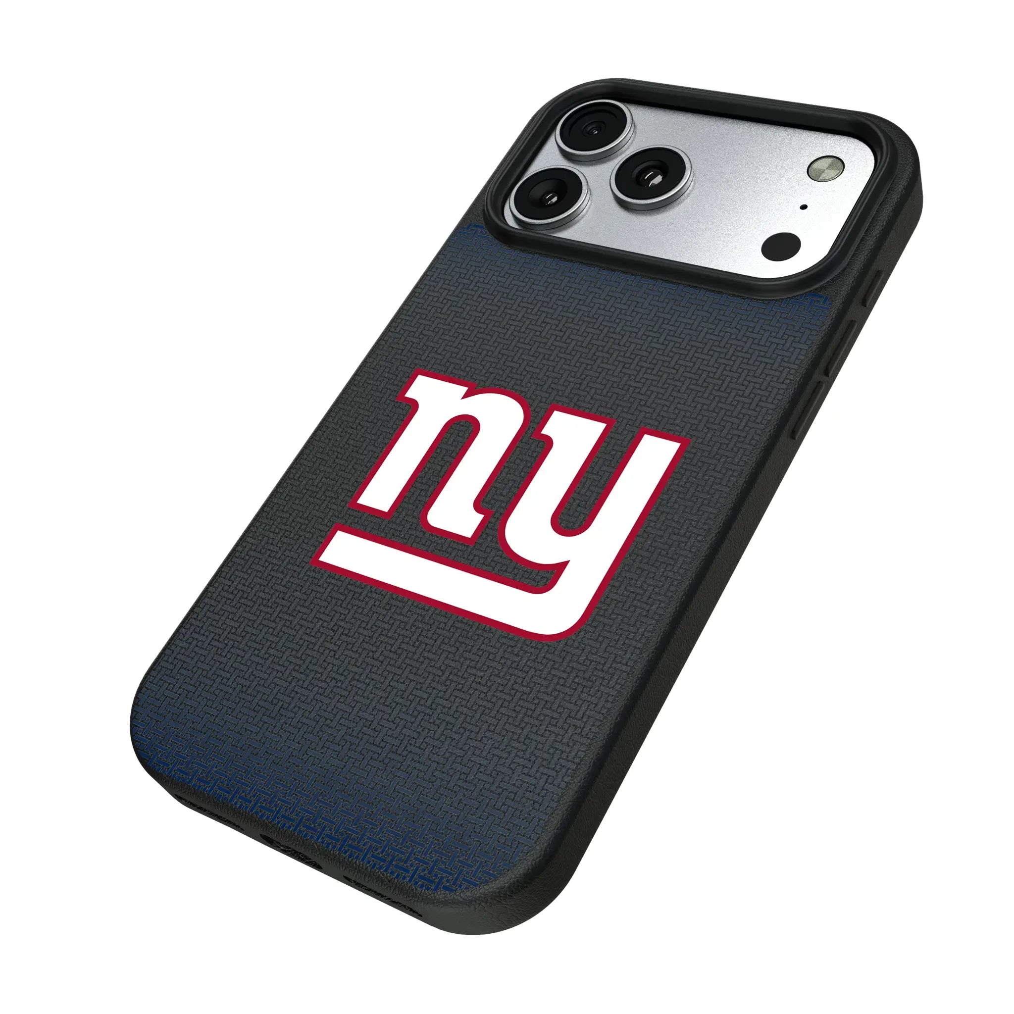 New York Giants Linen iPhone MagSafe Compatible Phone Case for Apple iPhone - Isometric View#Device_iPhone 17 Pro Max