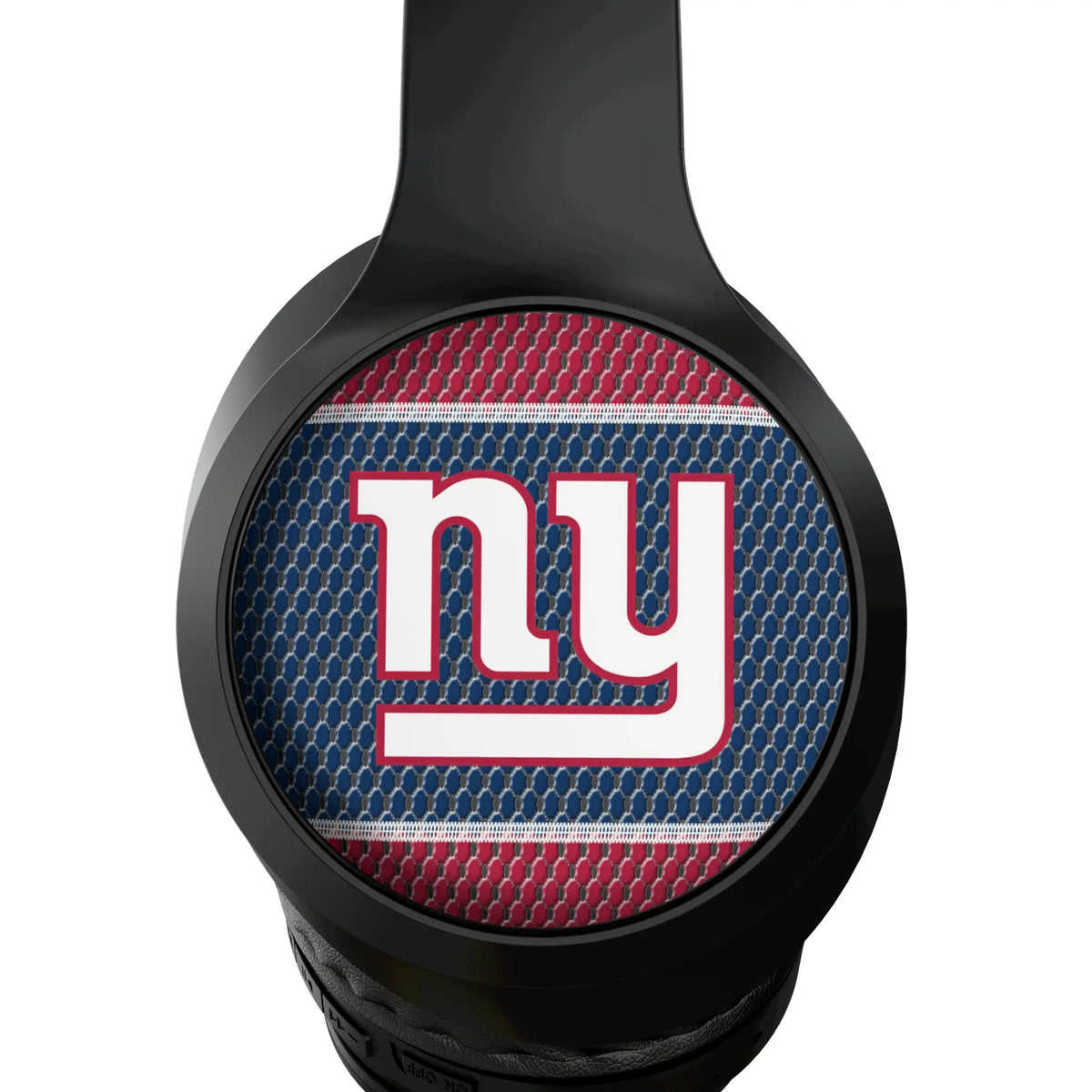 New York Giants Mesh Wireless Over-Ear Headphones With Case - Detail