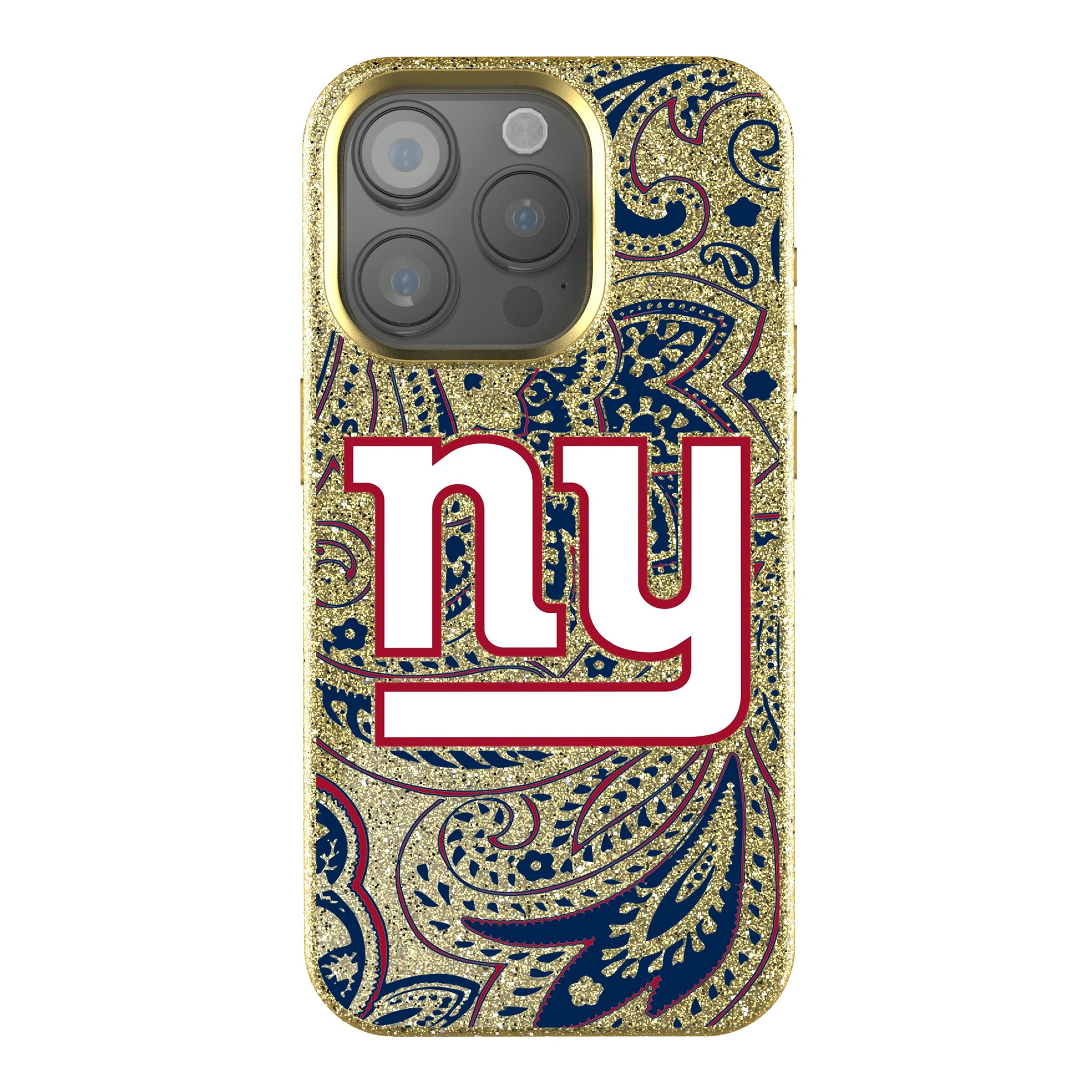 New York Giants Paisley iPhone Bling Phone Case for Apple iPhone