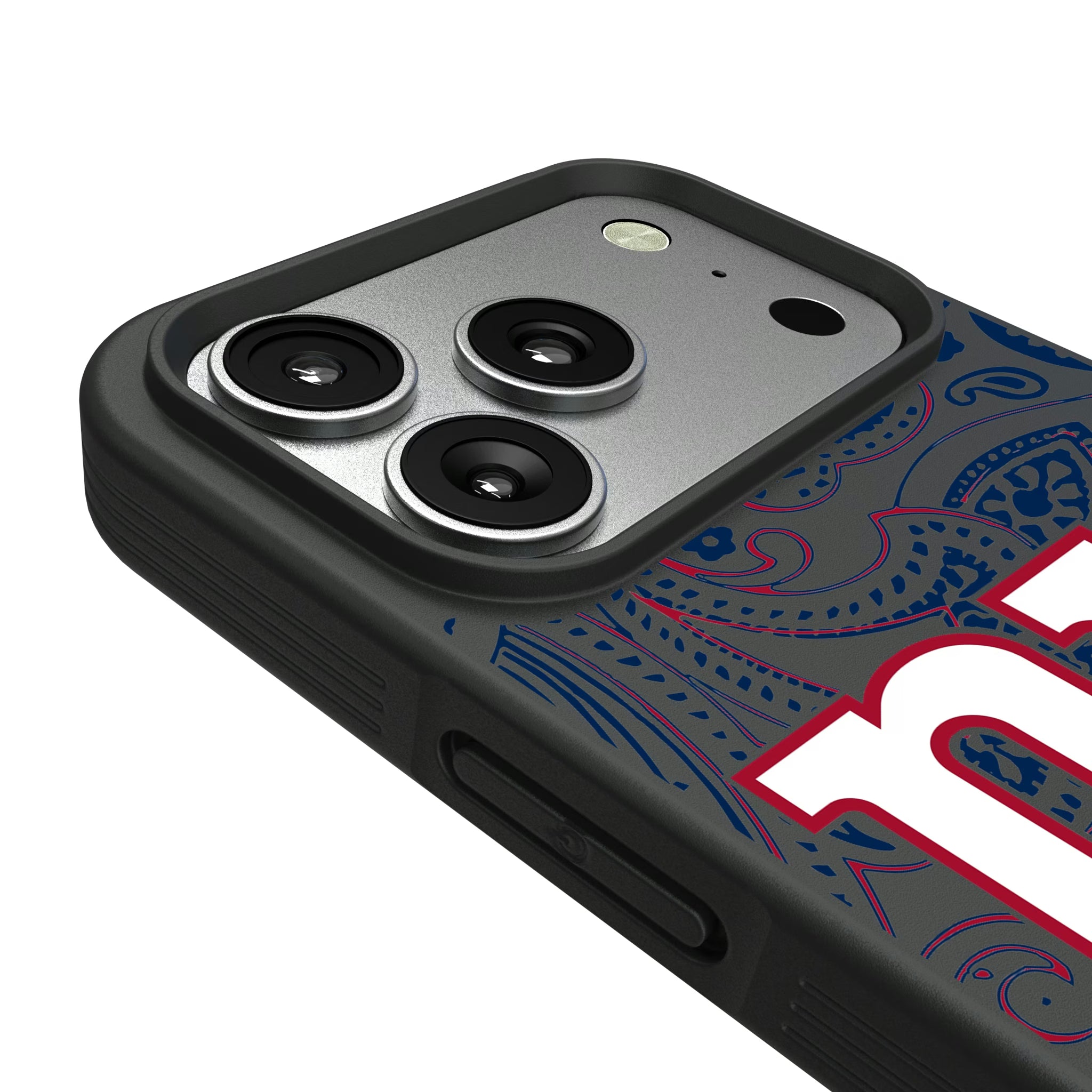 New York Giants Paisley iPhone Bump Phone Case for Apple iPhone - Detail#Device_iPhone 17 Pro