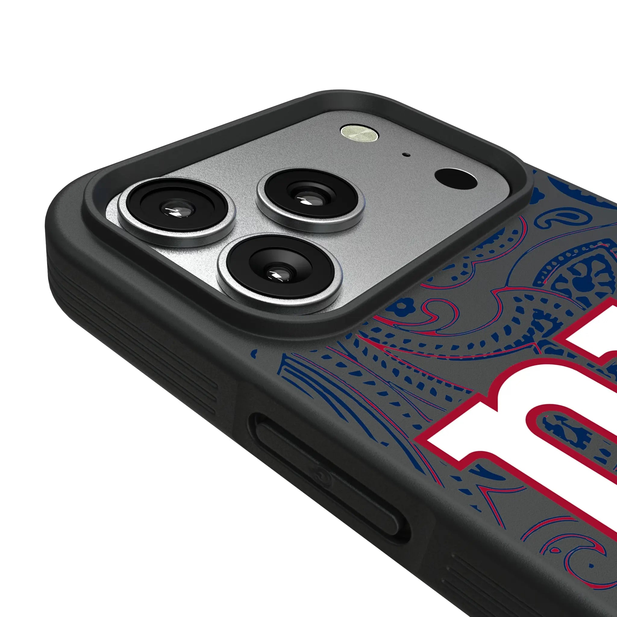New York Giants Paisley iPhone Bump Phone Case for Apple iPhone - Detail#Device_iPhone 17 Pro