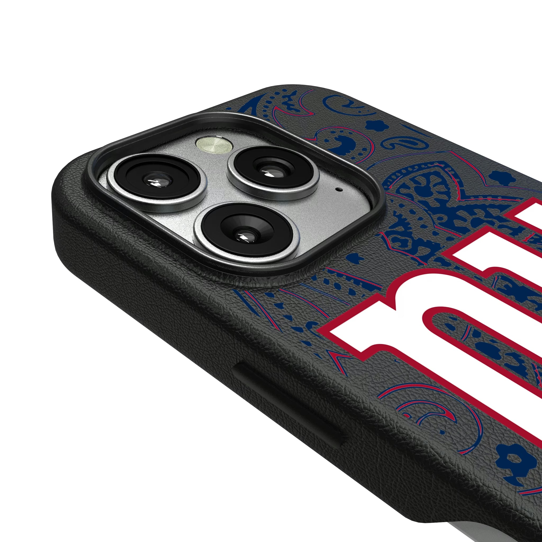 New York Giants Paisley iPhone MagSafe Compatible Phone Case for Apple iPhone - Detail