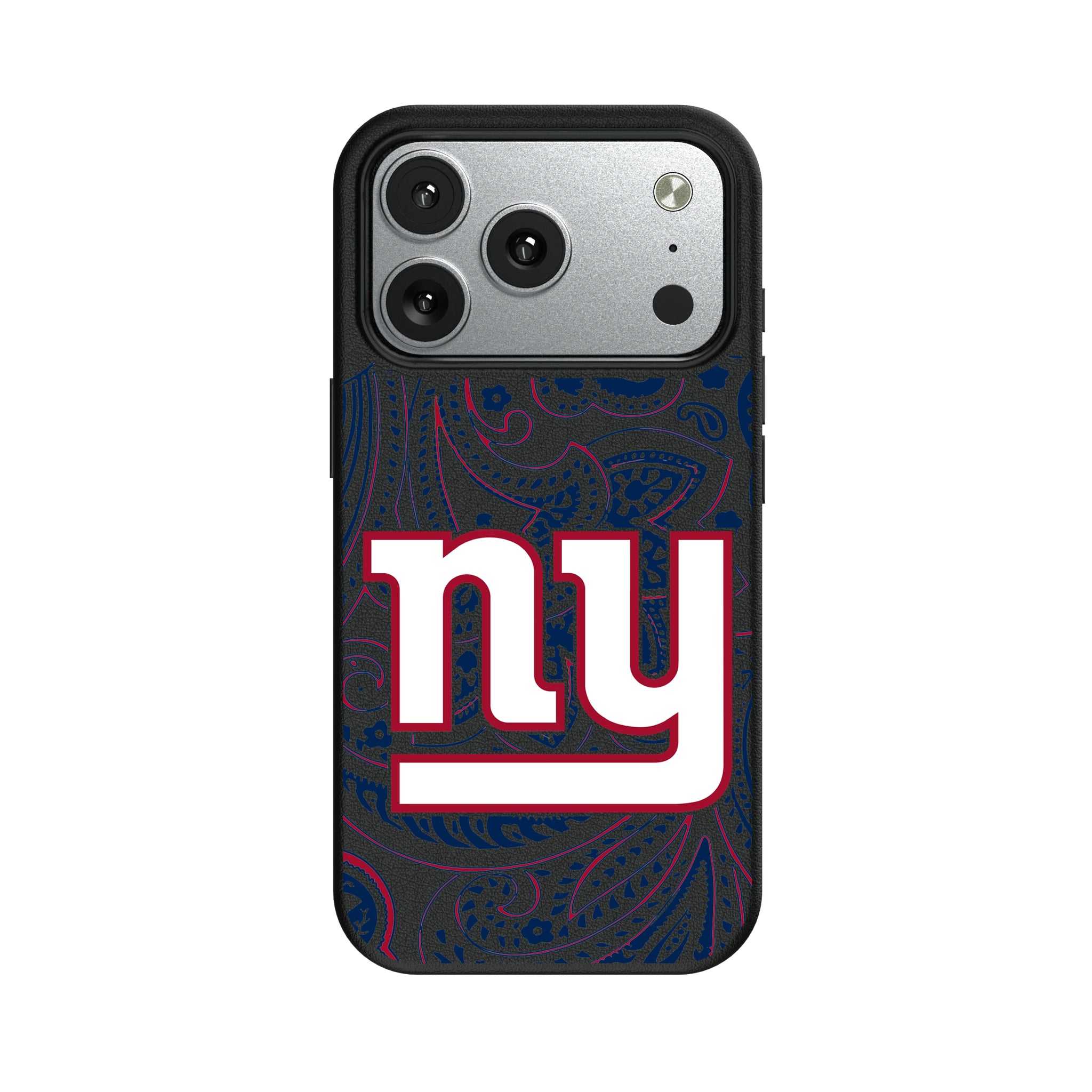 New York Giants Paisley iPhone MagSafe Compatible Phone Case for Apple iPhone#Device_iPhone 17 Pro
