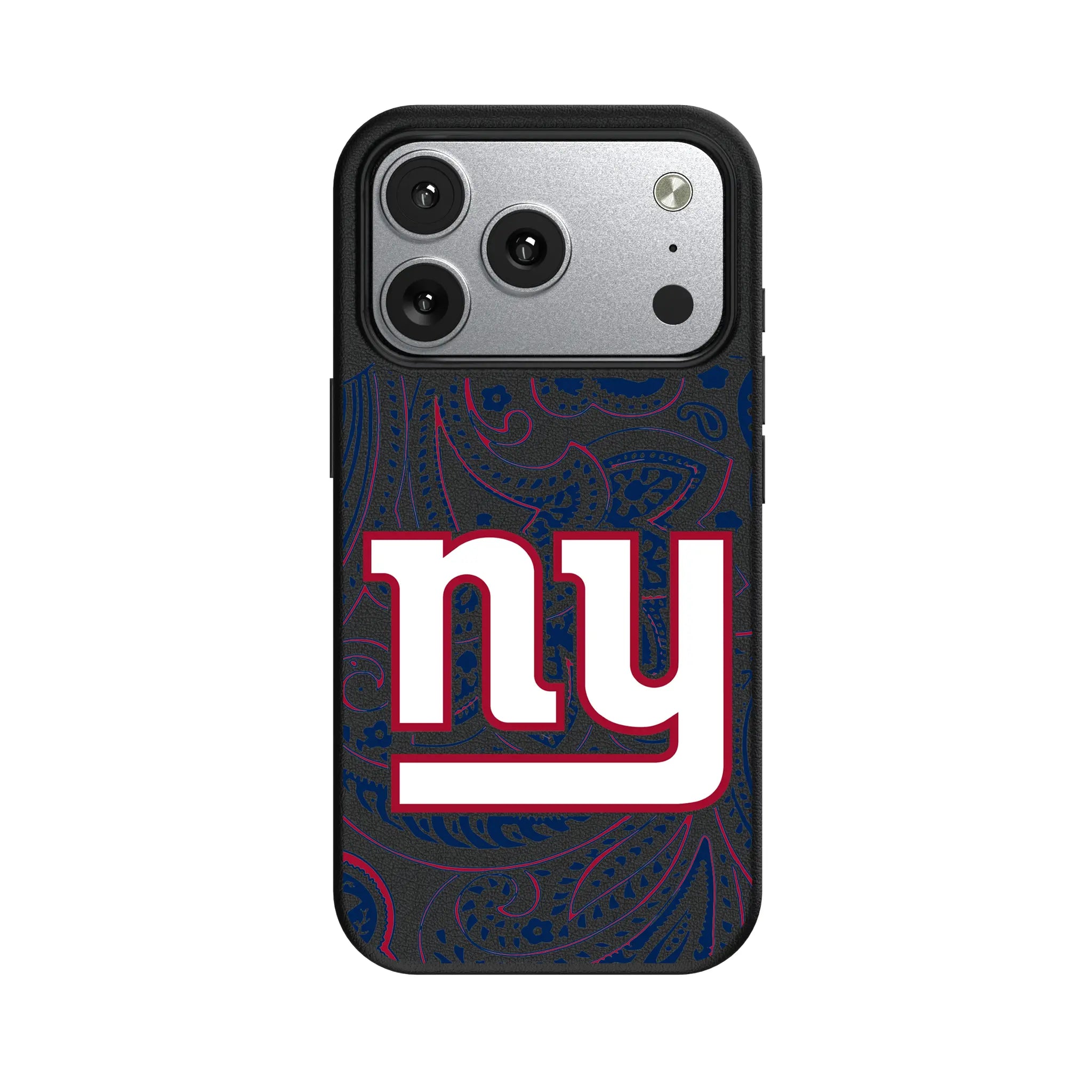 New York Giants Paisley iPhone MagSafe Compatible Phone Case for Apple iPhone#Device_iPhone 17 Pro