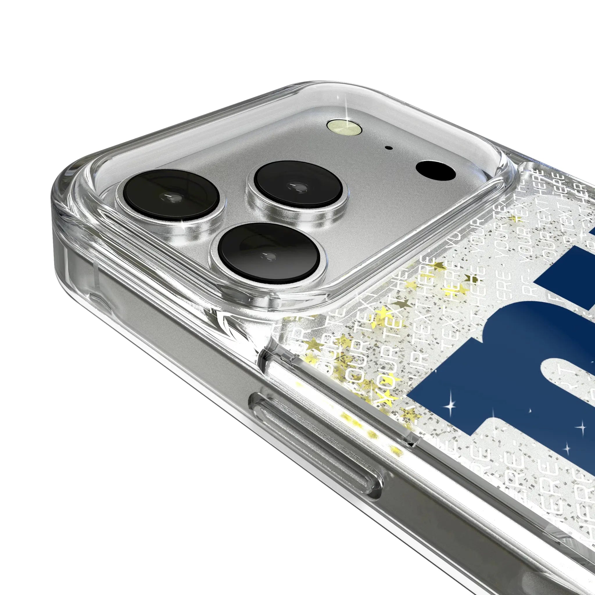 New York Giants Personalized EndZone Plus iPhone Glitter Phone Case for Apple iPhone - Detail