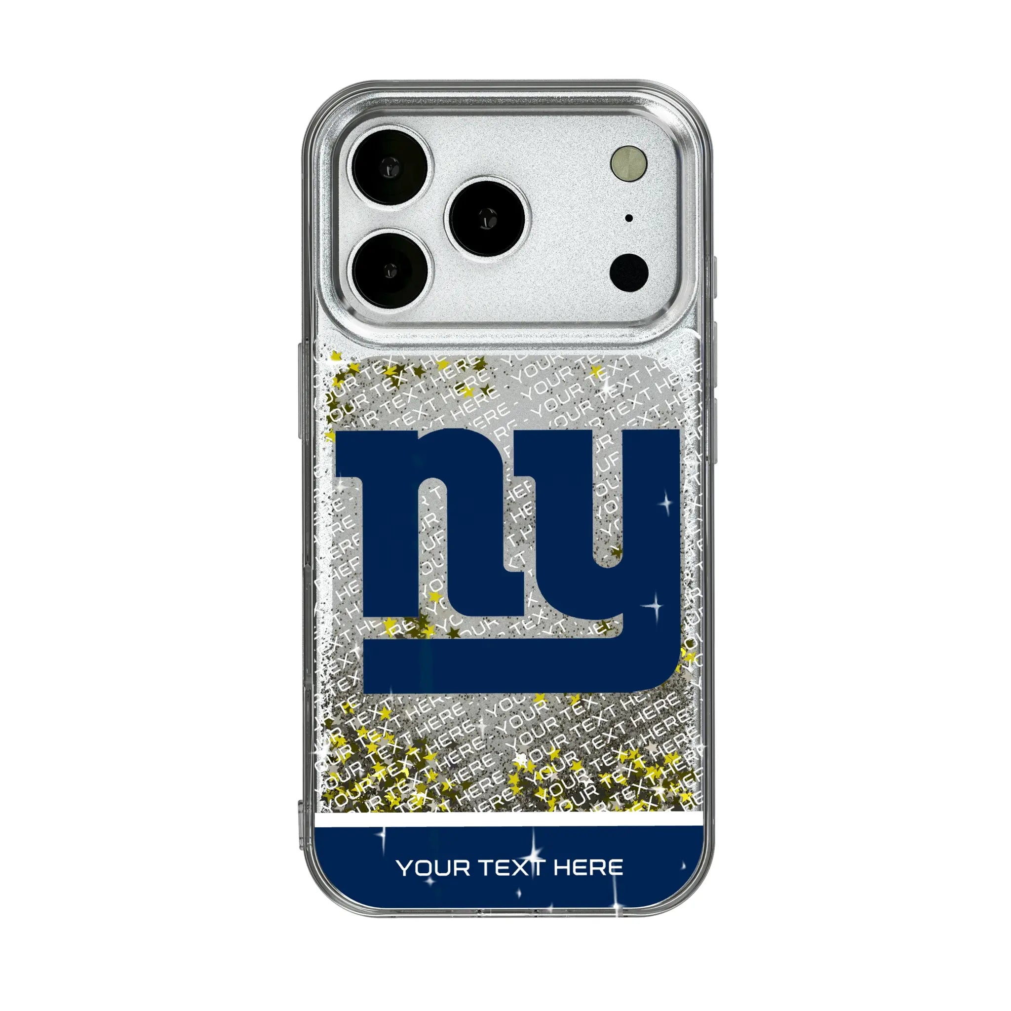 New York Giants Personalized EndZone Plus iPhone Glitter Phone Case for Apple iPhone