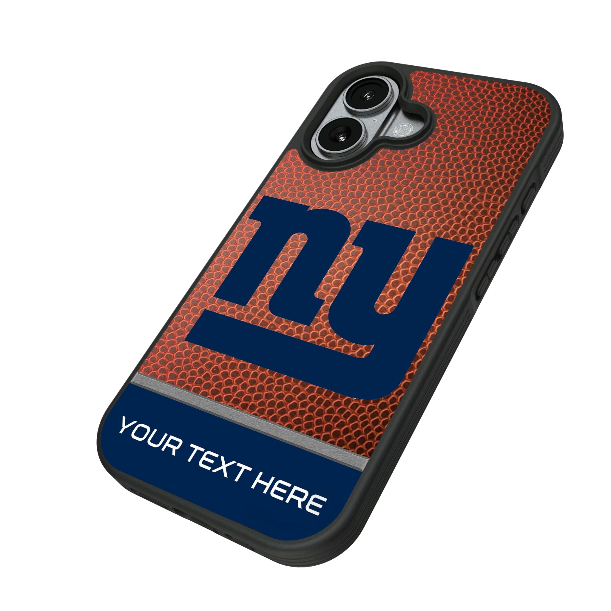 New York Giants Personalized Football iPhone Bump Phone Case for Apple iPhone - Isometric View#Device_iPhone 17