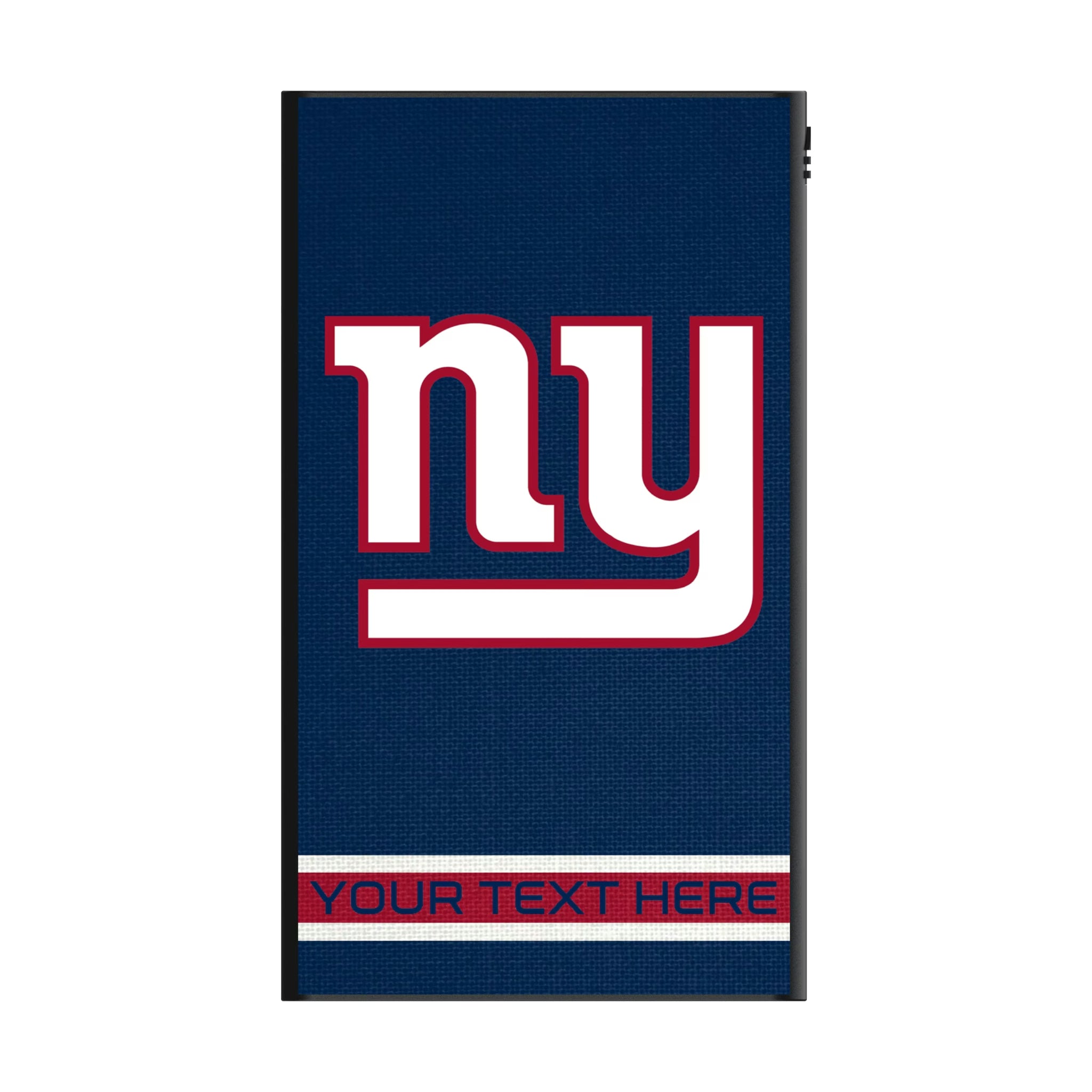 New York Giants Personalized Stripe 5000mAh Flat Powerbank