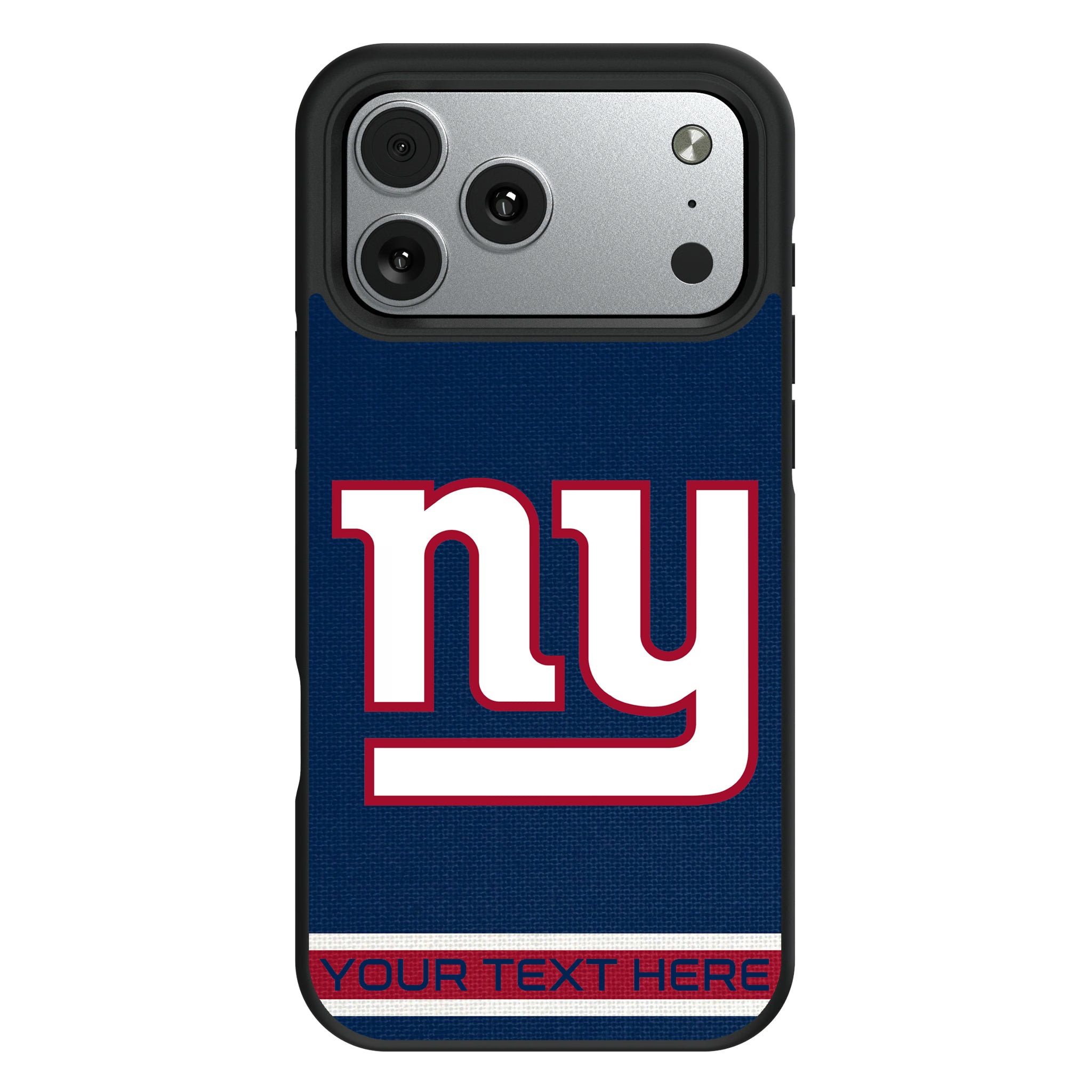 New York Giants Personalized Stripe iPhone Bump Phone Case for Apple iPhone#Device_iPhone 17 Pro Max