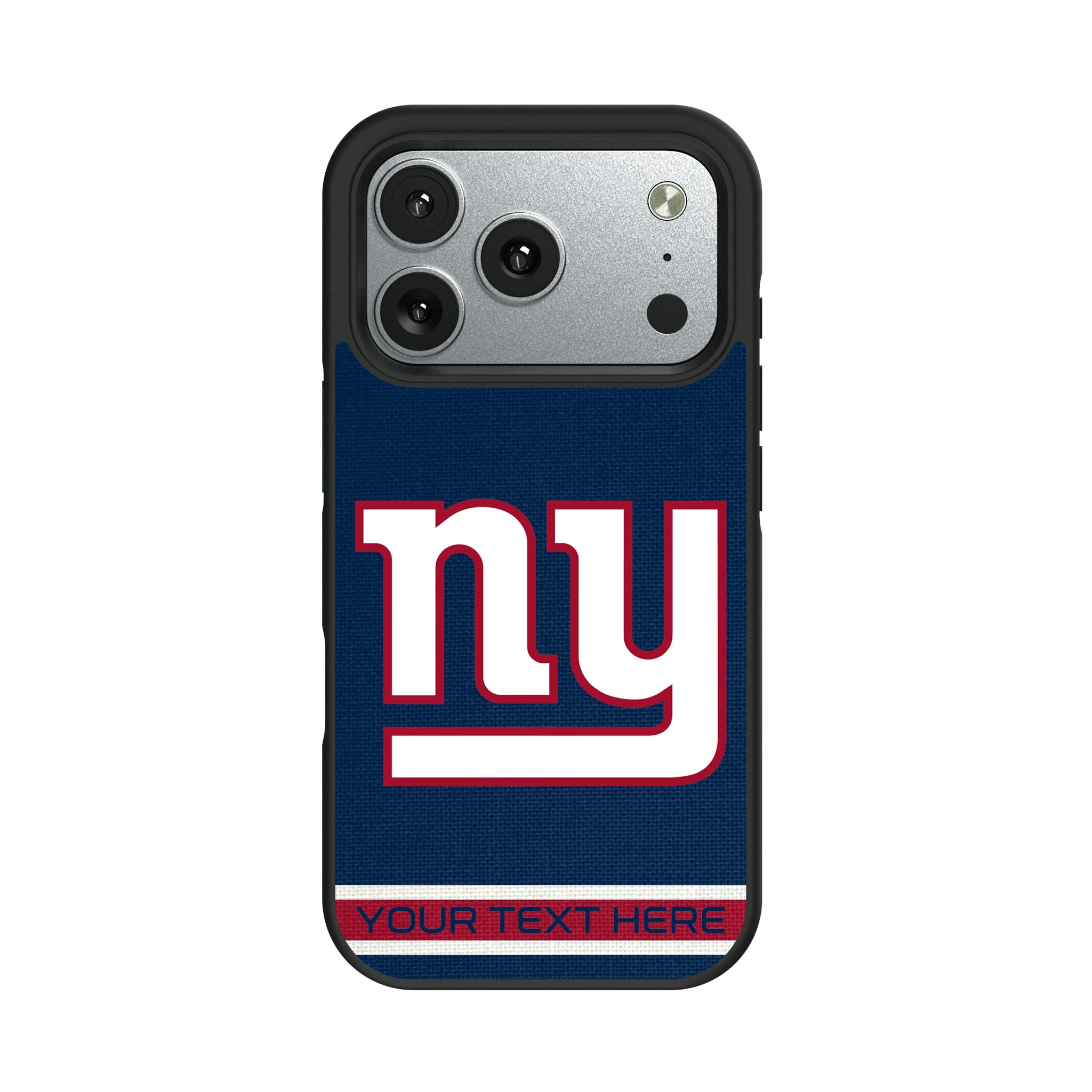 New York Giants Personalized Stripe iPhone Bump Phone Case for Apple iPhone#Device_iPhone 17 Pro
